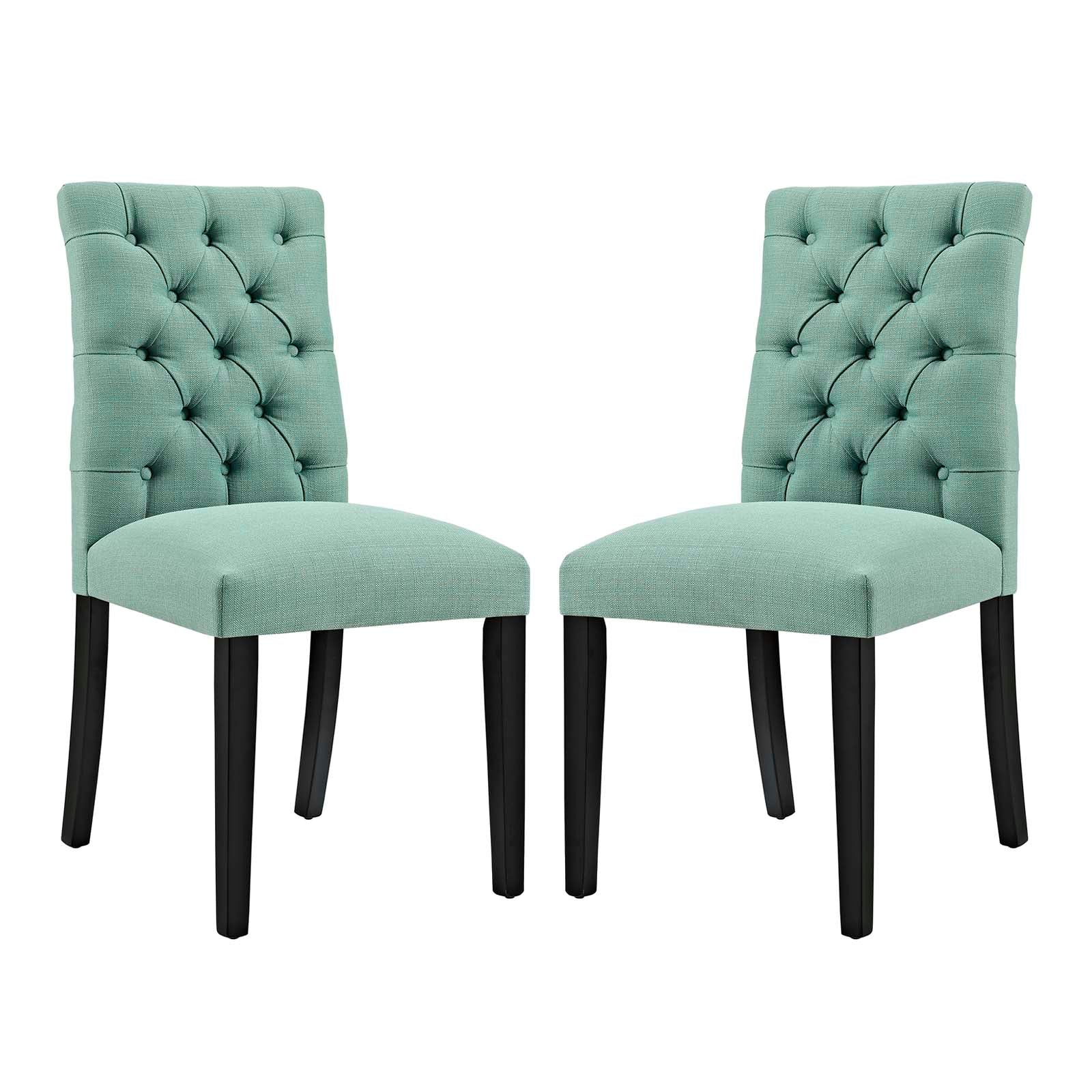 Modway Duchess Dining Chair Fabric Set of 2 | Dining Chairs | 