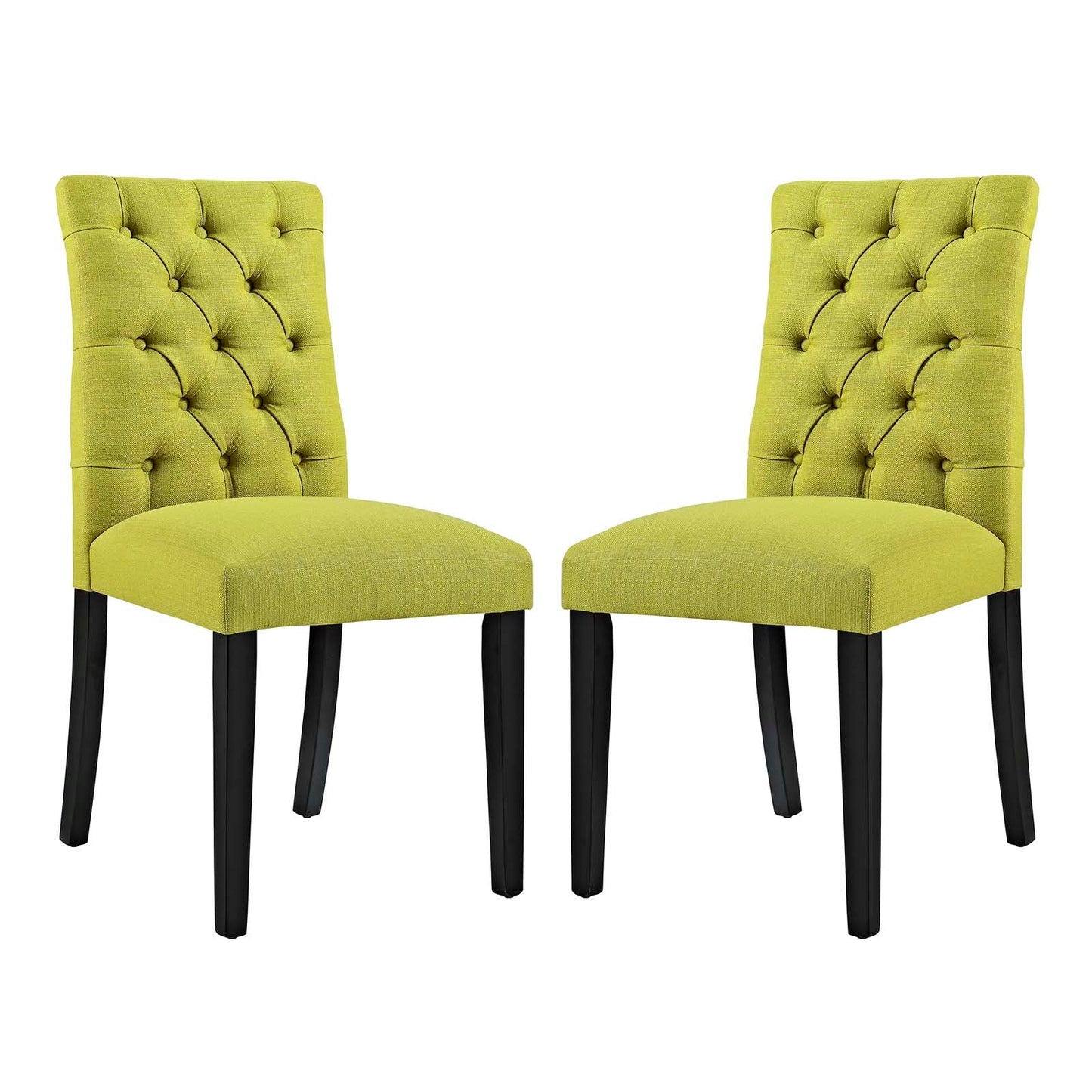 Modway Duchess Dining Chair Fabric Set of 2 | Dining Chairs | 