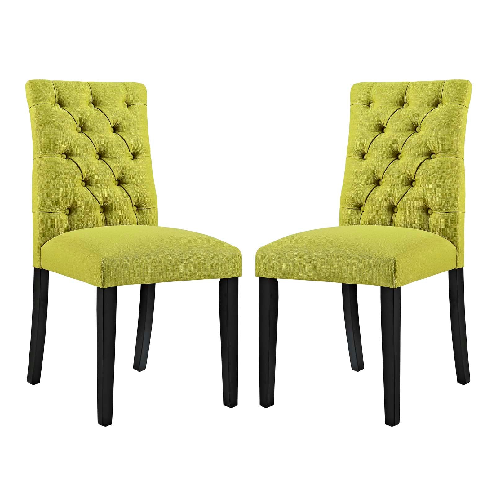 Modway Duchess Dining Chair Fabric Set of 2 | Dining Chairs | 