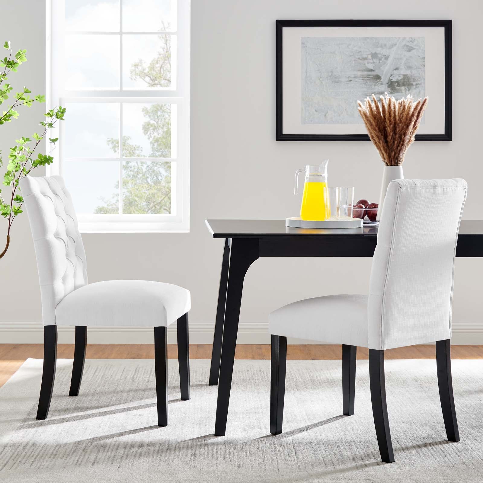 Modway Duchess Dining Chair Fabric Set of 2 | Dining Chairs | 