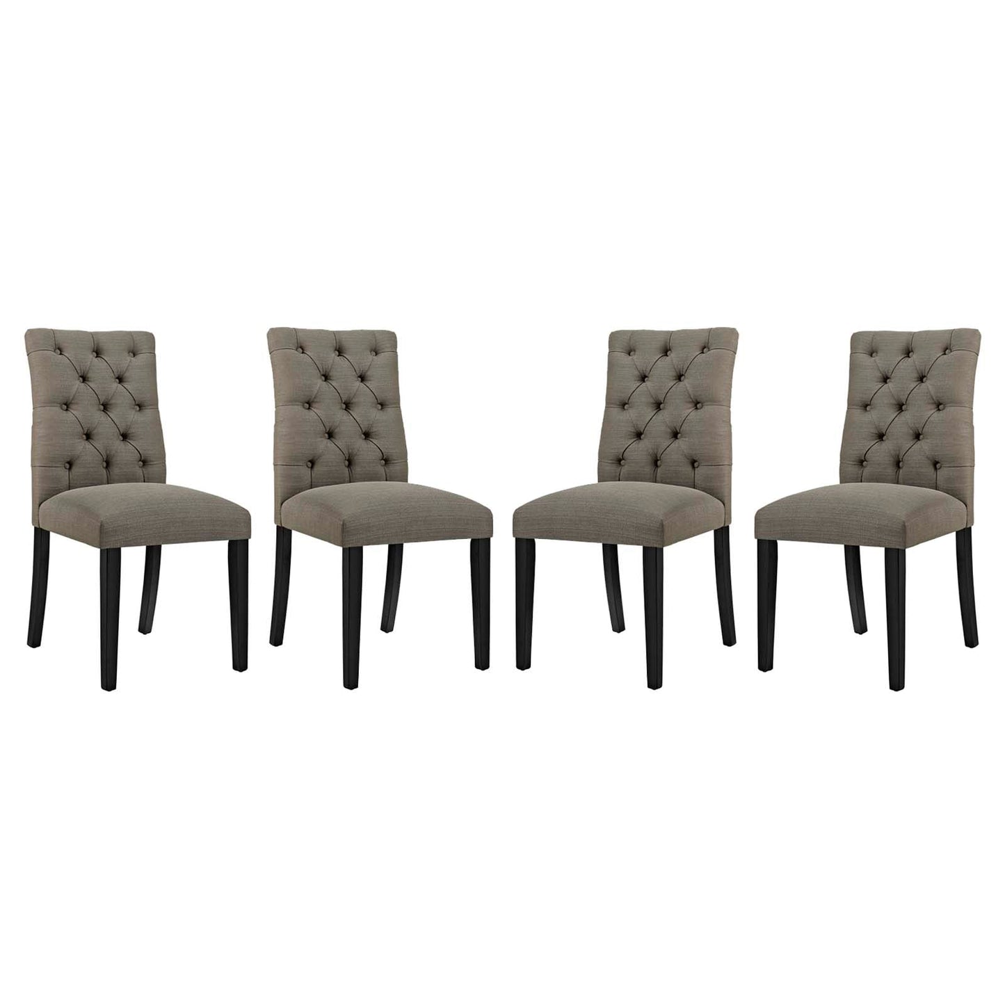 Modway Duchess Dining Chair Fabric Set of 4 | Dining Chairs | 