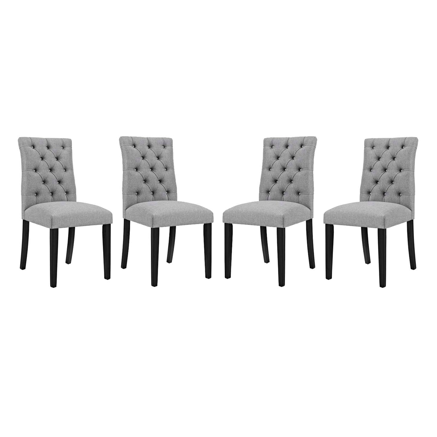 Modway Duchess Dining Chair Fabric Set of 4 | Dining Chairs | 