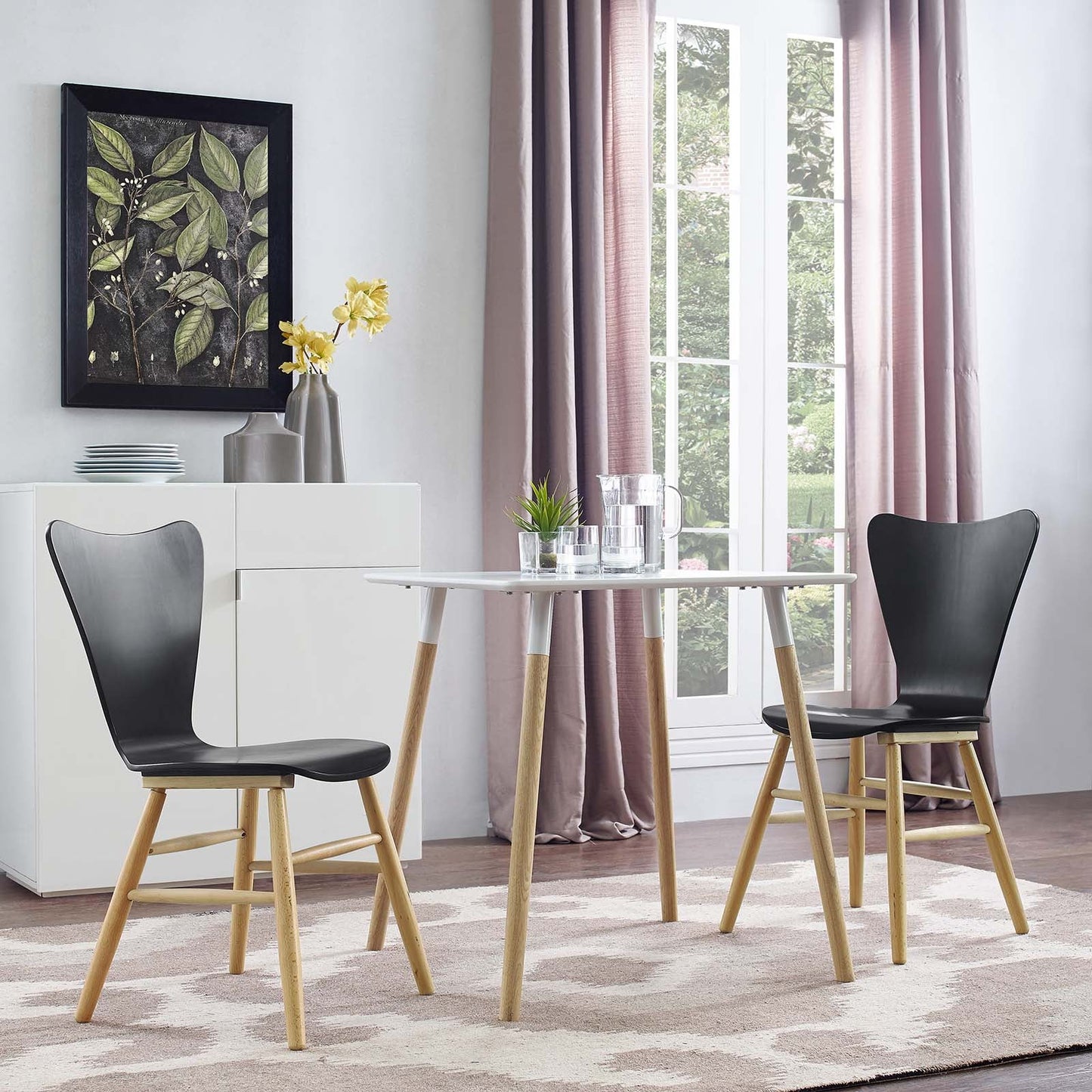 Modway Cascade Dining Chair Set of 2 | Dining Chairs