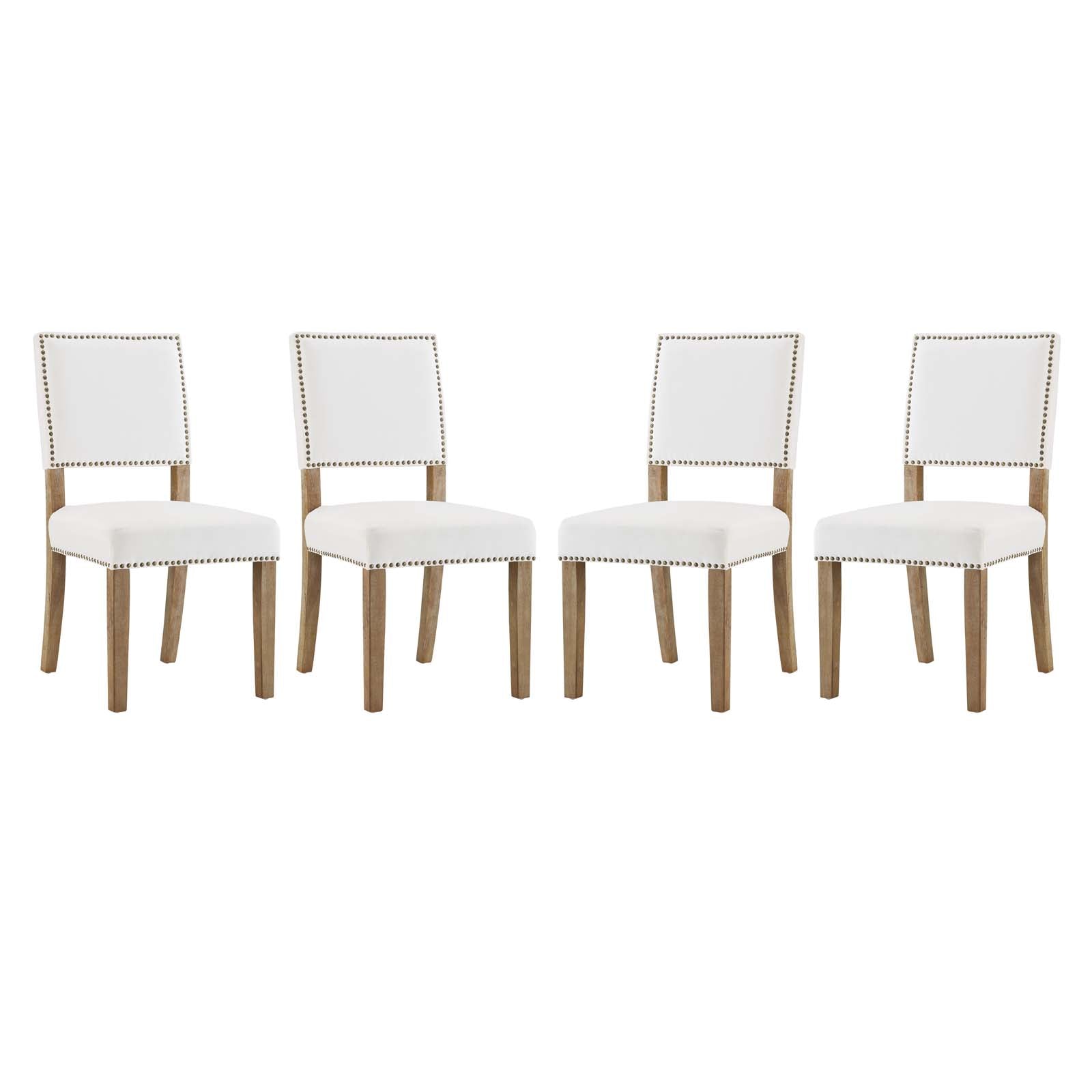 Modway Oblige Dining Chair Wood Set of 4 | Dining Chairs | Modishstore-7