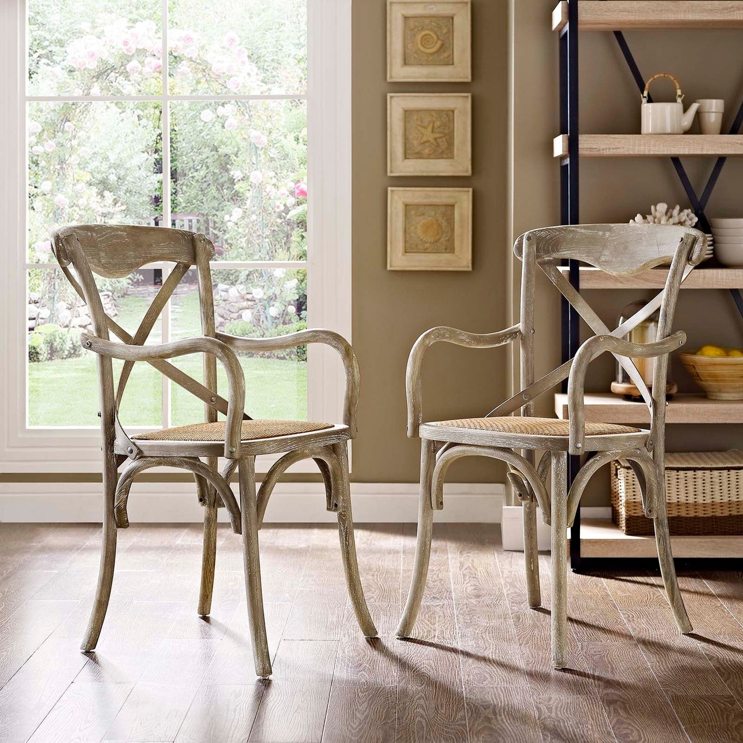 Modway Gear Dining Armchair Set of 2 | Dining Chairs | 