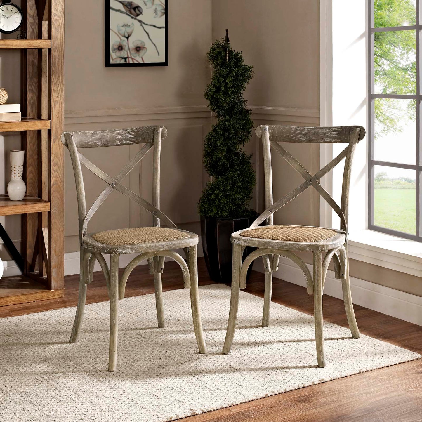 Modway Gear Dining Side Chair Set of 2 | Dining Chairs