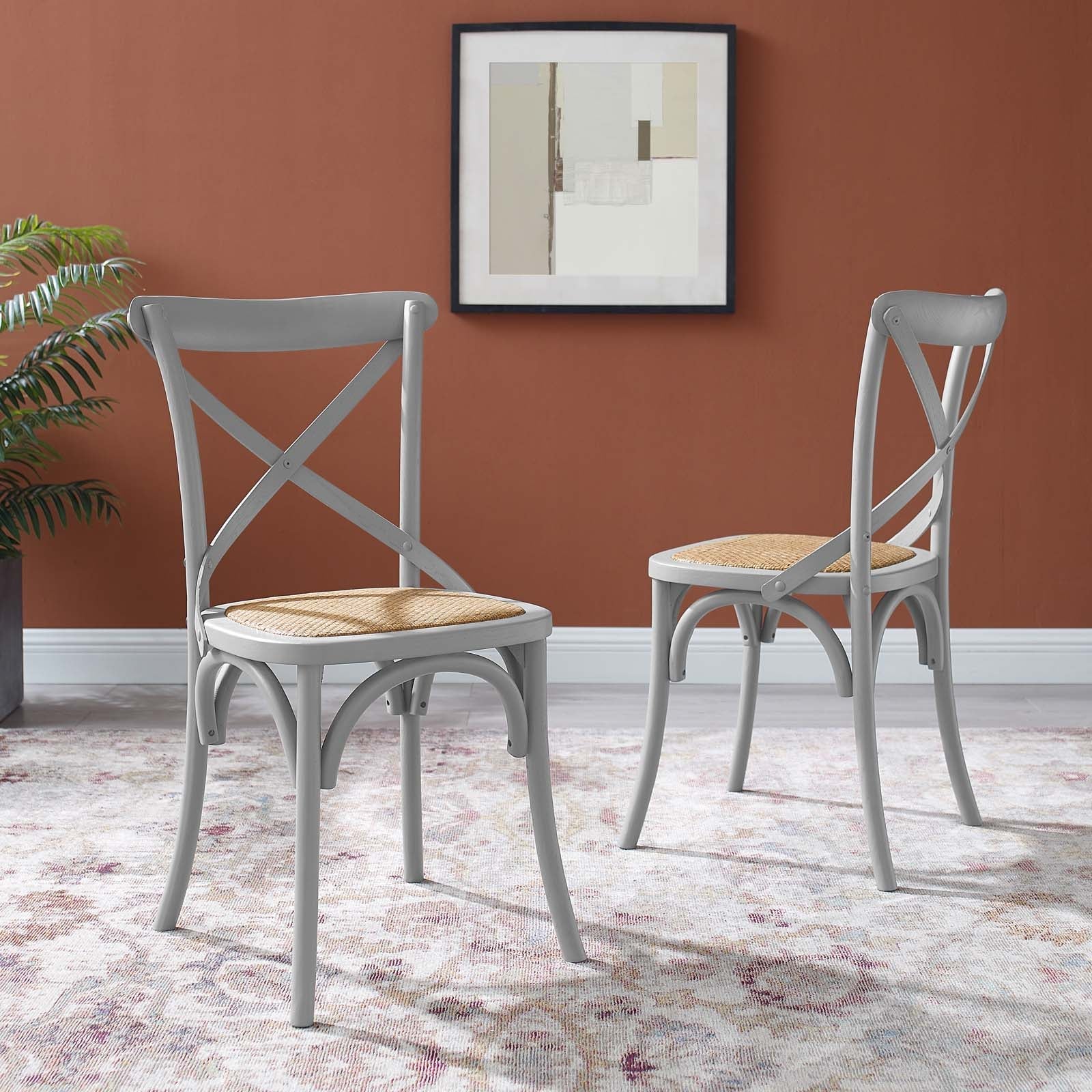 Modway Gear Dining Side Chair Set of 2 | Dining Chairs | 