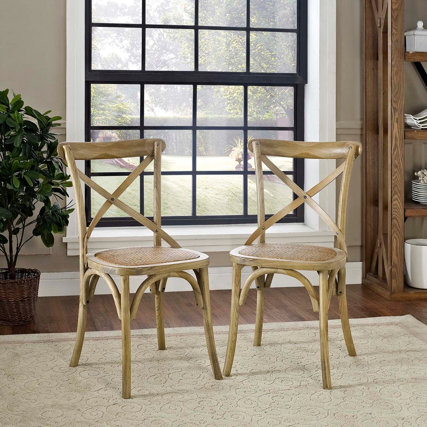 Modway Gear Dining Side Chair Set of 2 | Dining Chairs | 