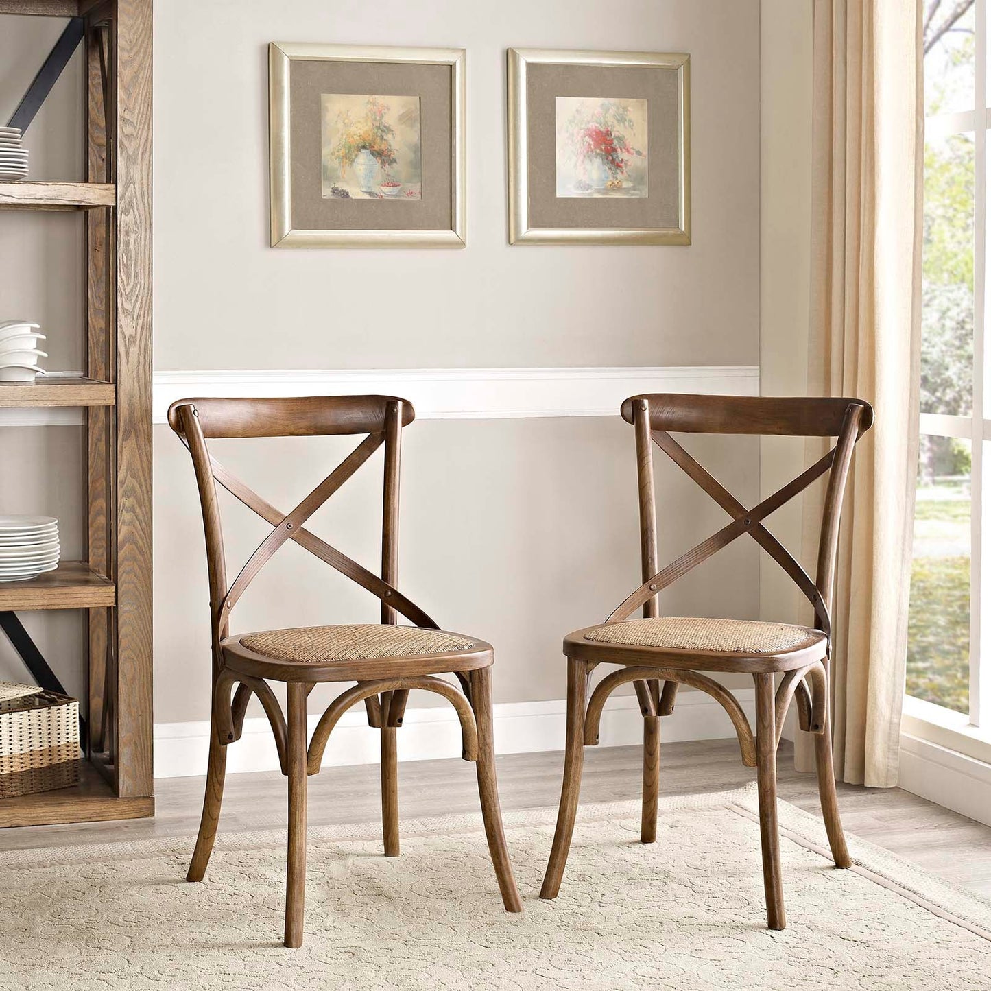 Modway Gear Dining Side Chair Set of 2 | Dining Chairs | 