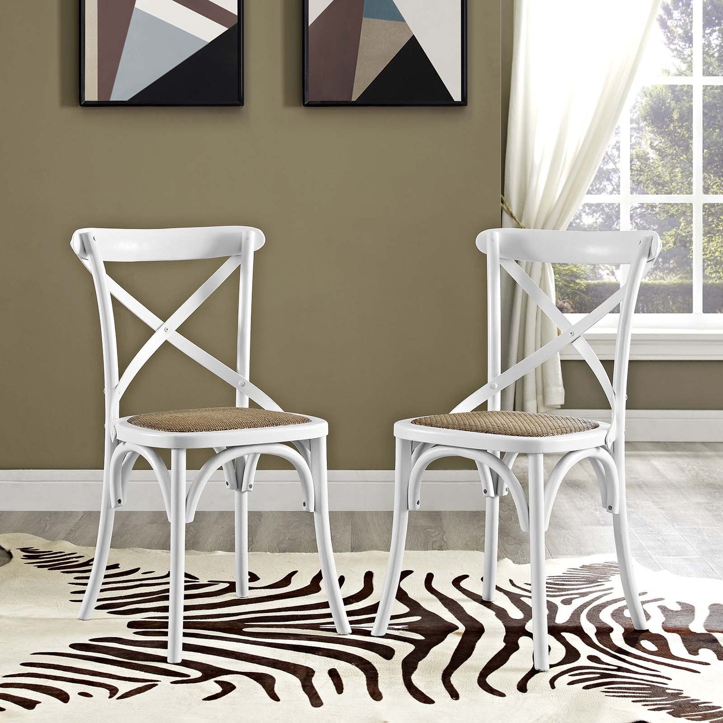 Modway Gear Dining Side Chair Set of 2