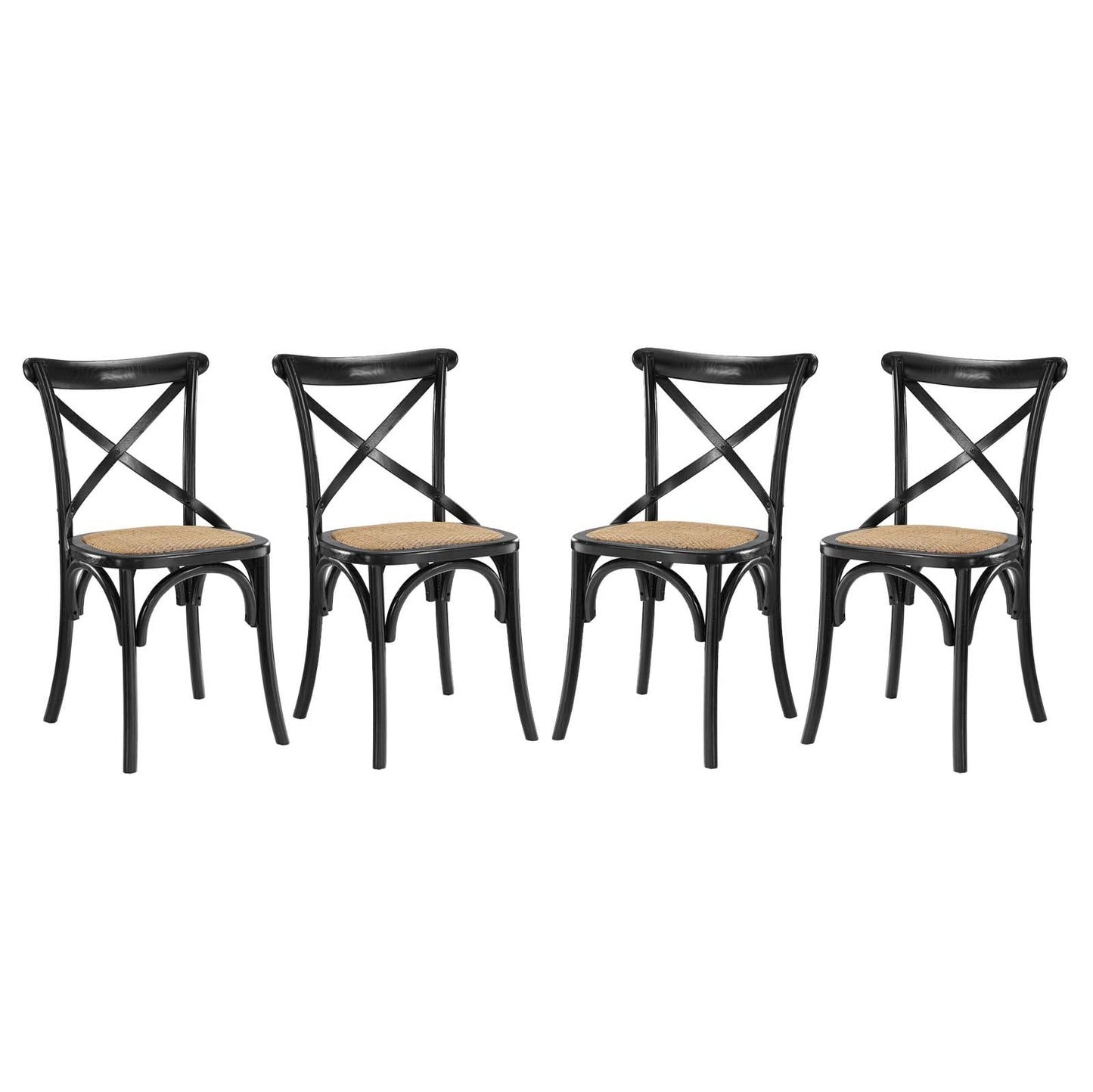 Modway Gear Dining Side Chair Set of 4 | Dining Chairs | 