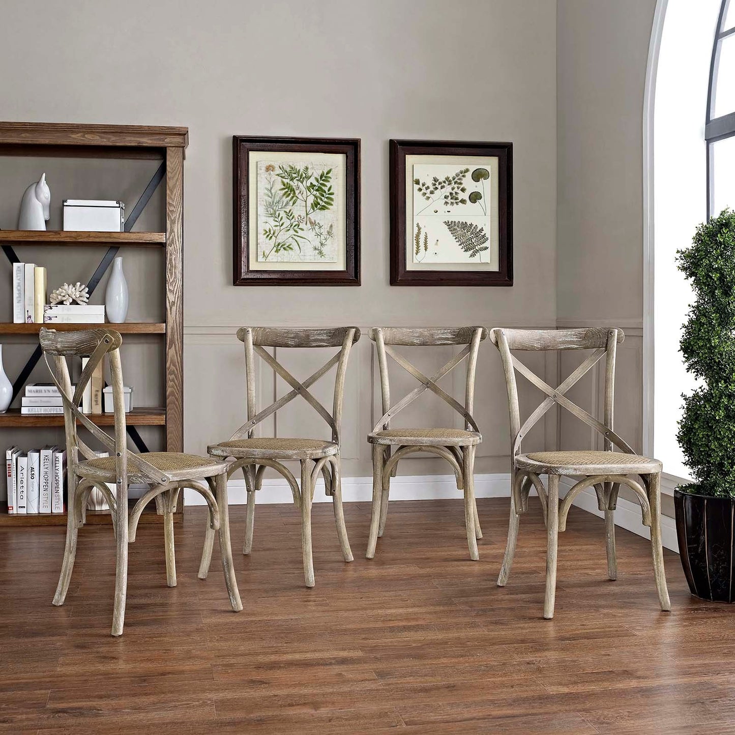 Modway Gear Dining Side Chair Set of 4 | Dining Chairs | 