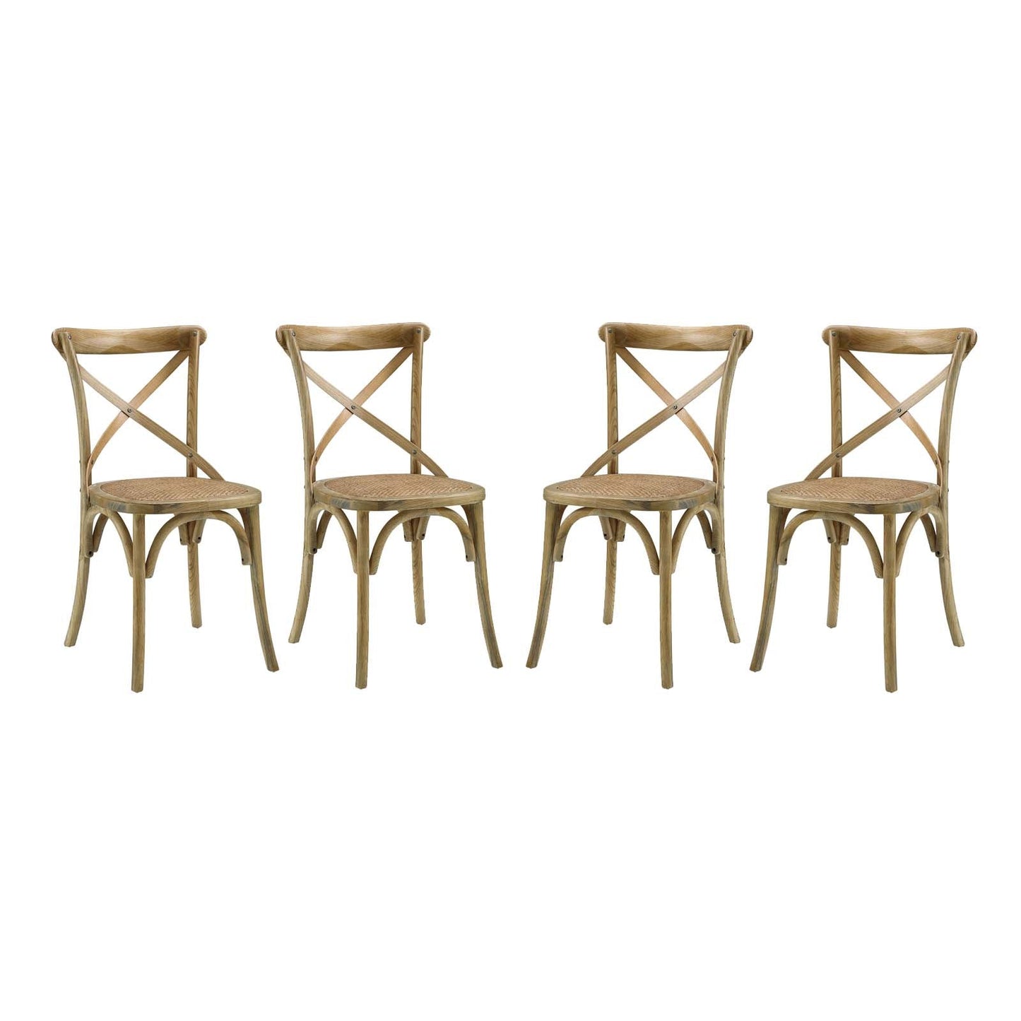 Modway Gear Dining Side Chair Set of 4 | Dining Chairs | 