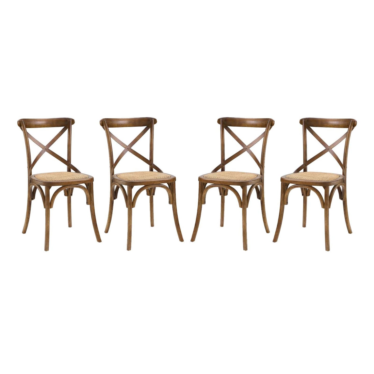 Modway Gear Dining Side Chair Set of 4 | Dining Chairs | 