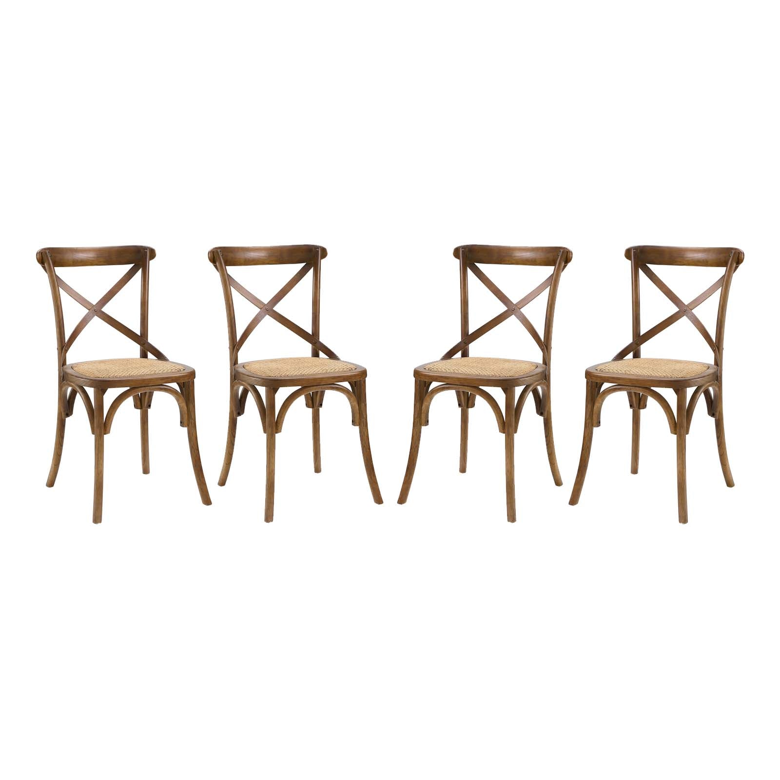 Modway Gear Dining Side Chair Set of 4 | Dining Chairs | 