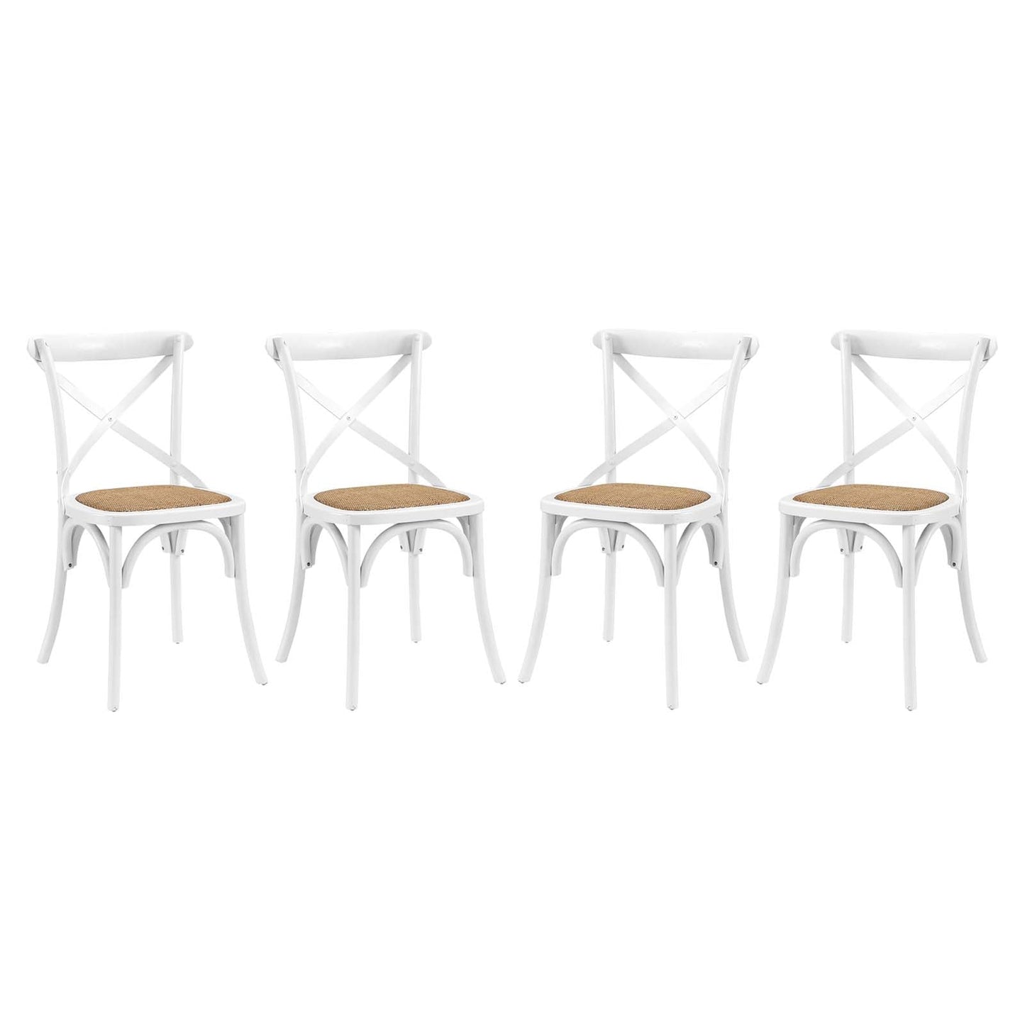 Modway Gear Dining Side Chair Set of 4 | Dining Chairs | 