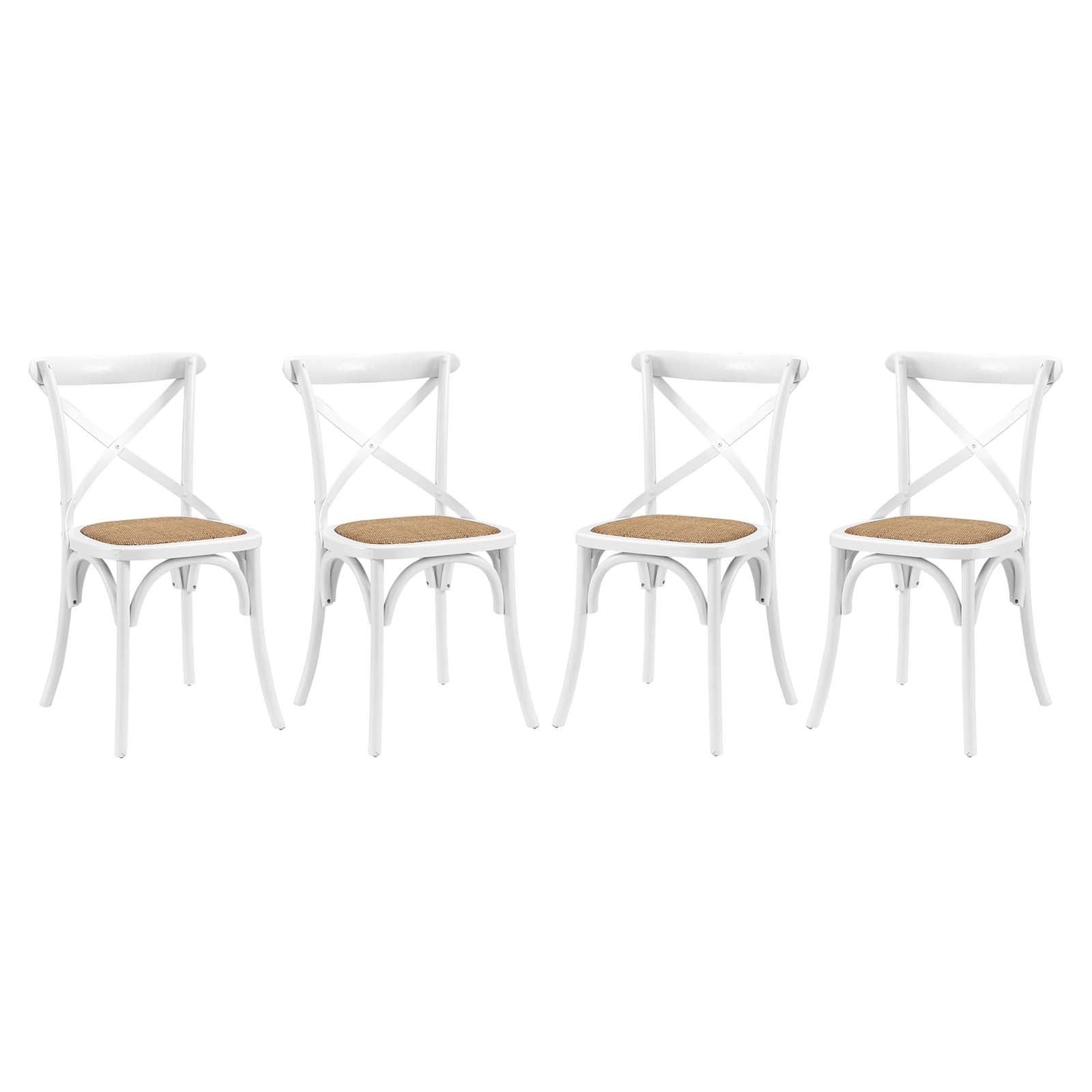 Modway Gear Dining Side Chair Set of 4 | Dining Chairs | 