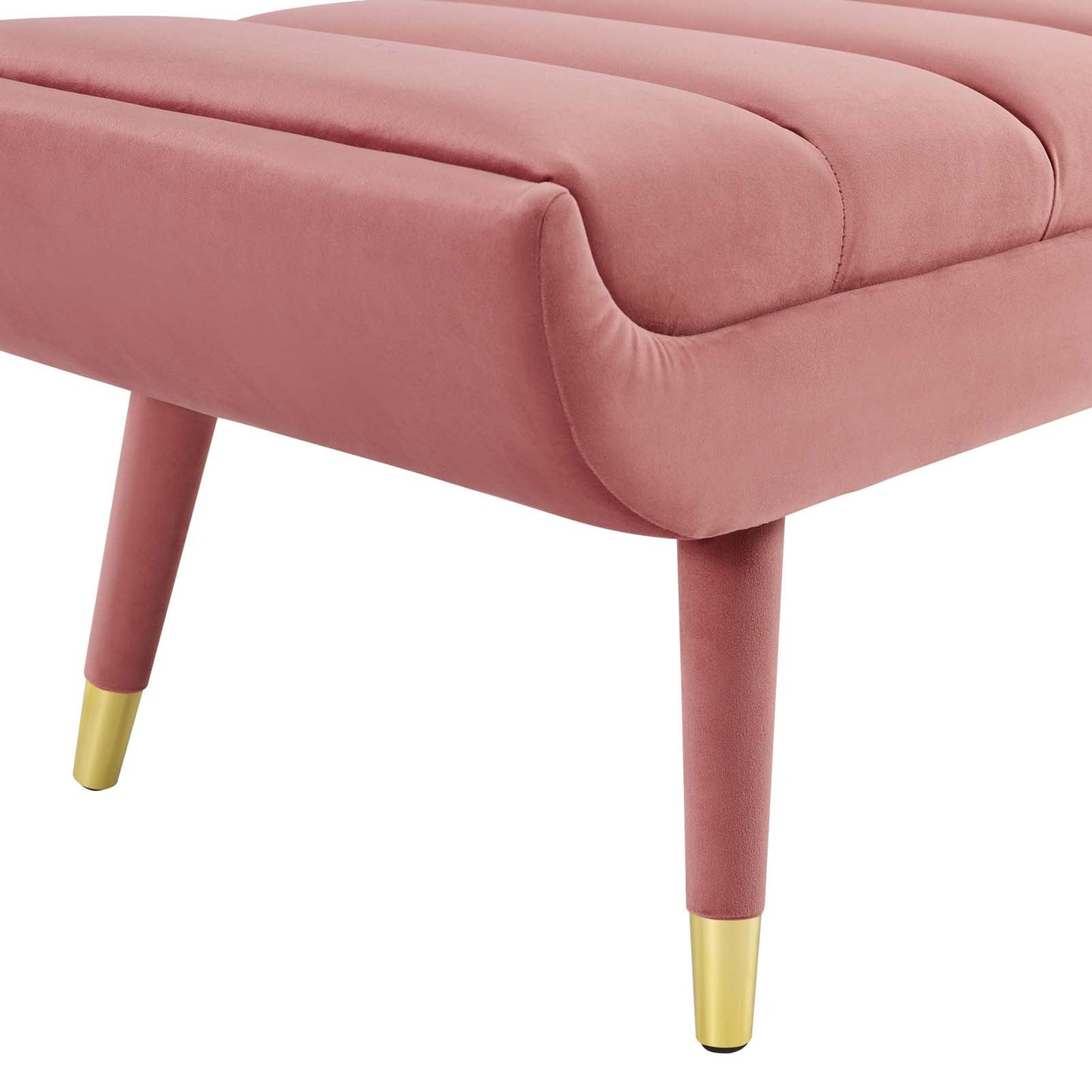 Modway Guess Channel Tufted Performance Velvet Accent Bench | Stools & Benches | 