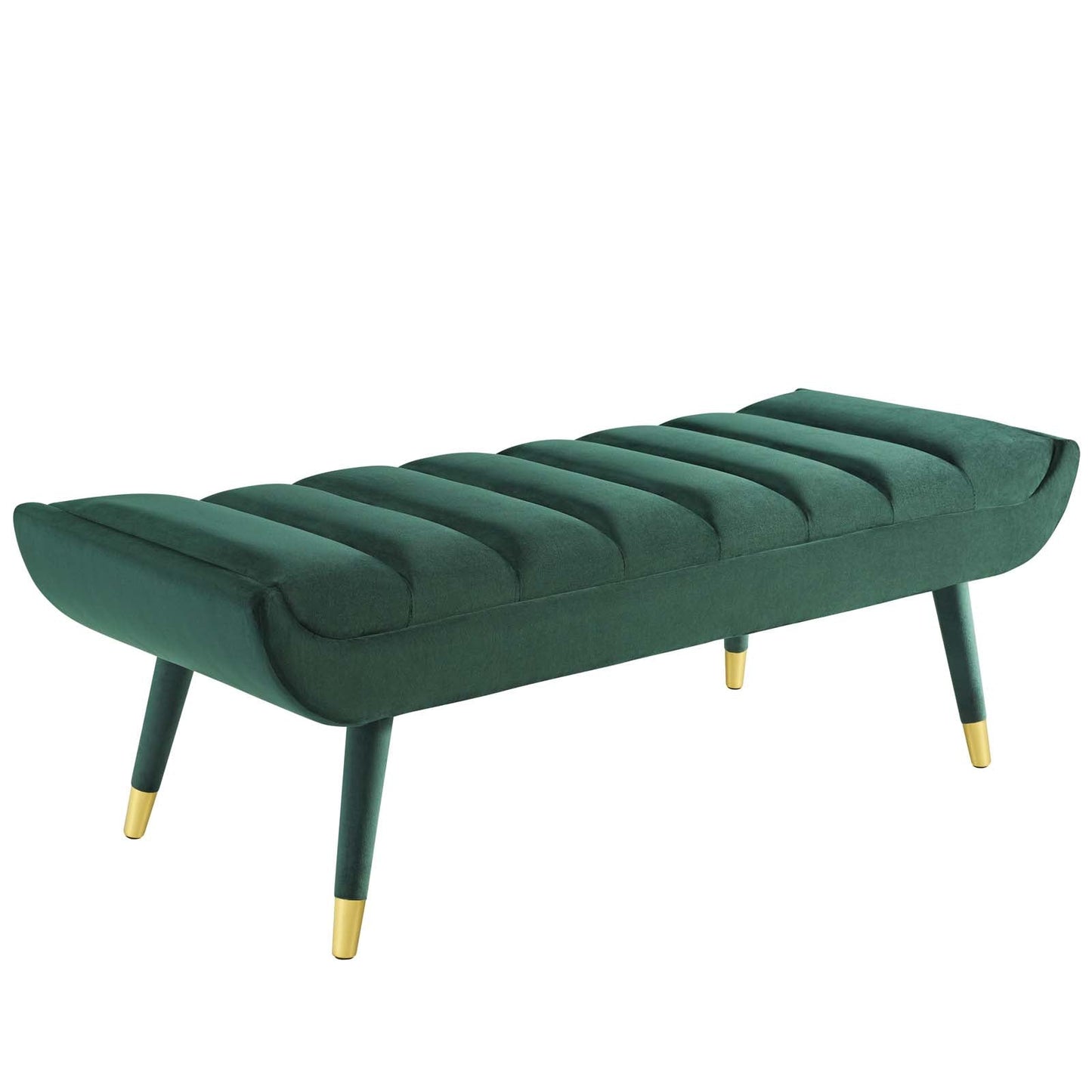 Modway Guess Channel Tufted Performance Velvet Accent Bench | Stools & Benches | 