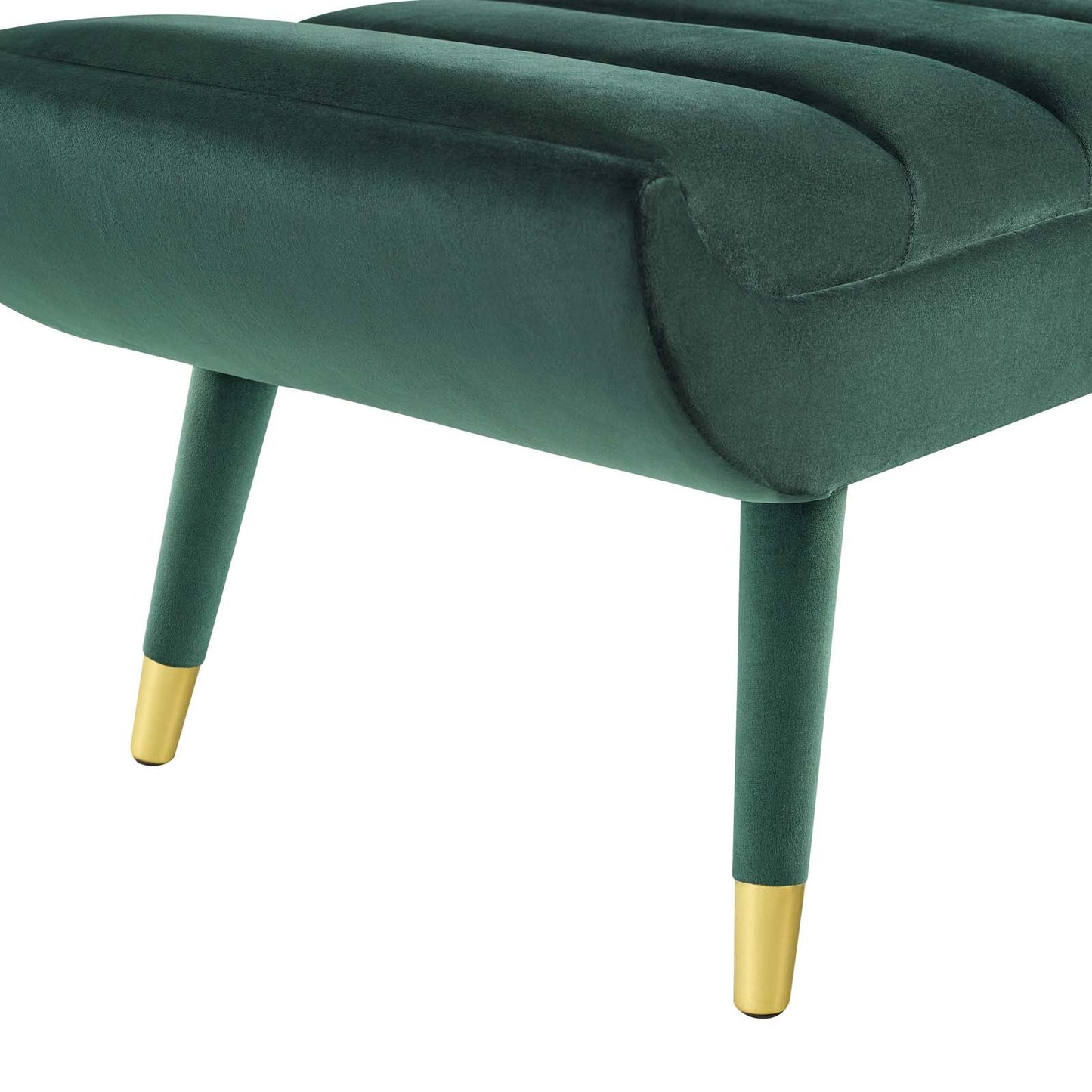 Modway Guess Channel Tufted Performance Velvet Accent Bench | Stools & Benches | 
