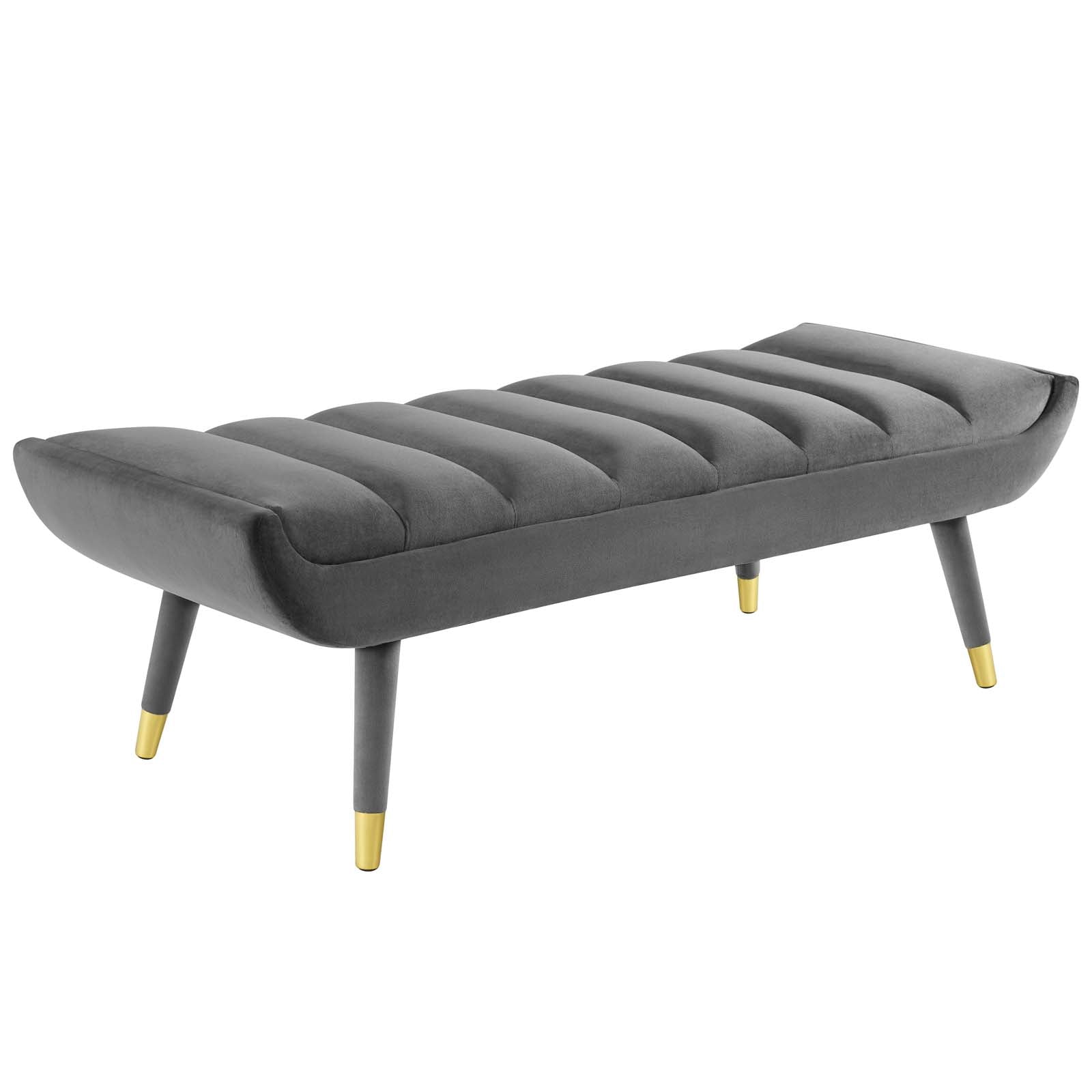 Modway Guess Channel Tufted Performance Velvet Accent Bench | Stools & Benches | 