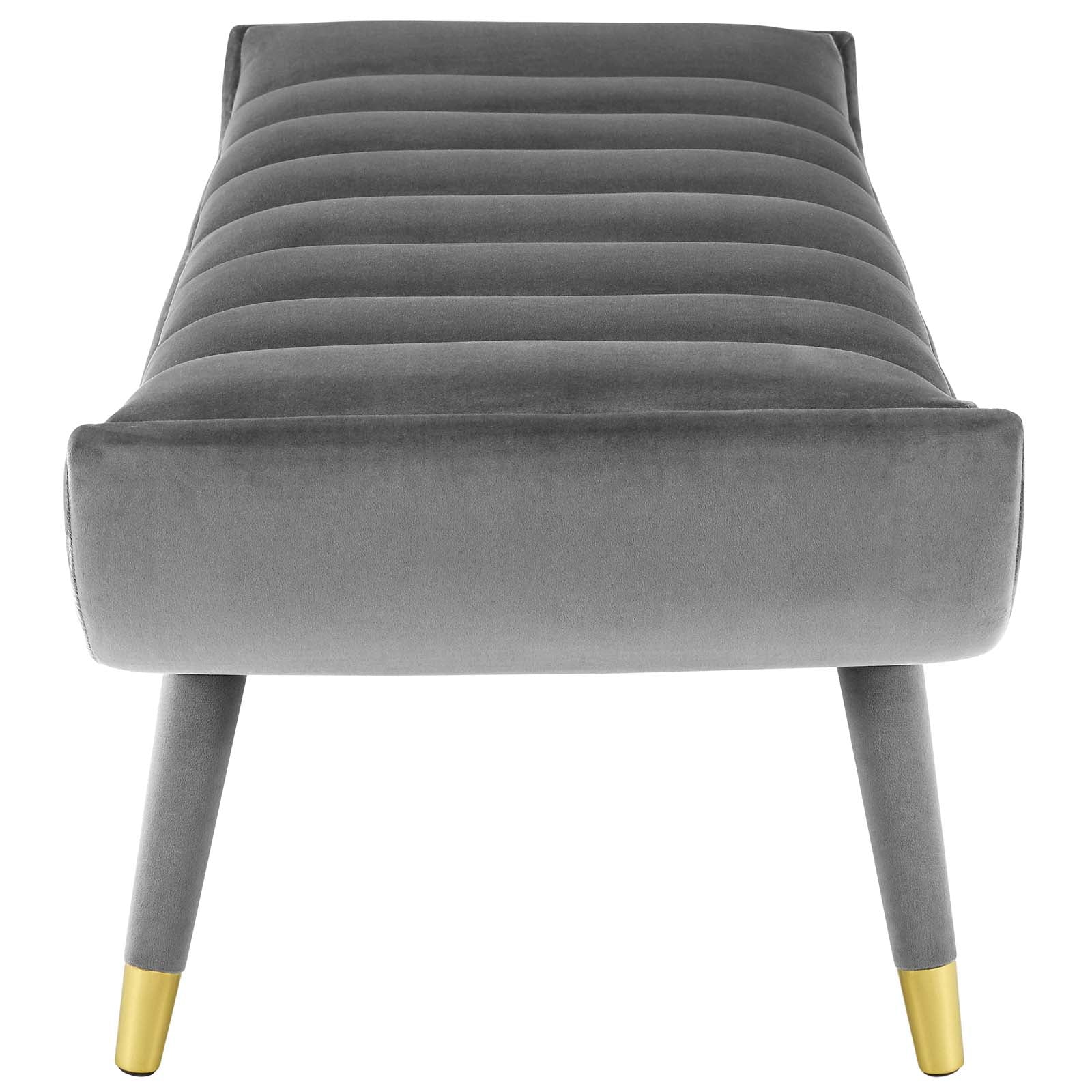 Modway Guess Channel Tufted Performance Velvet Accent Bench | Stools & Benches | 