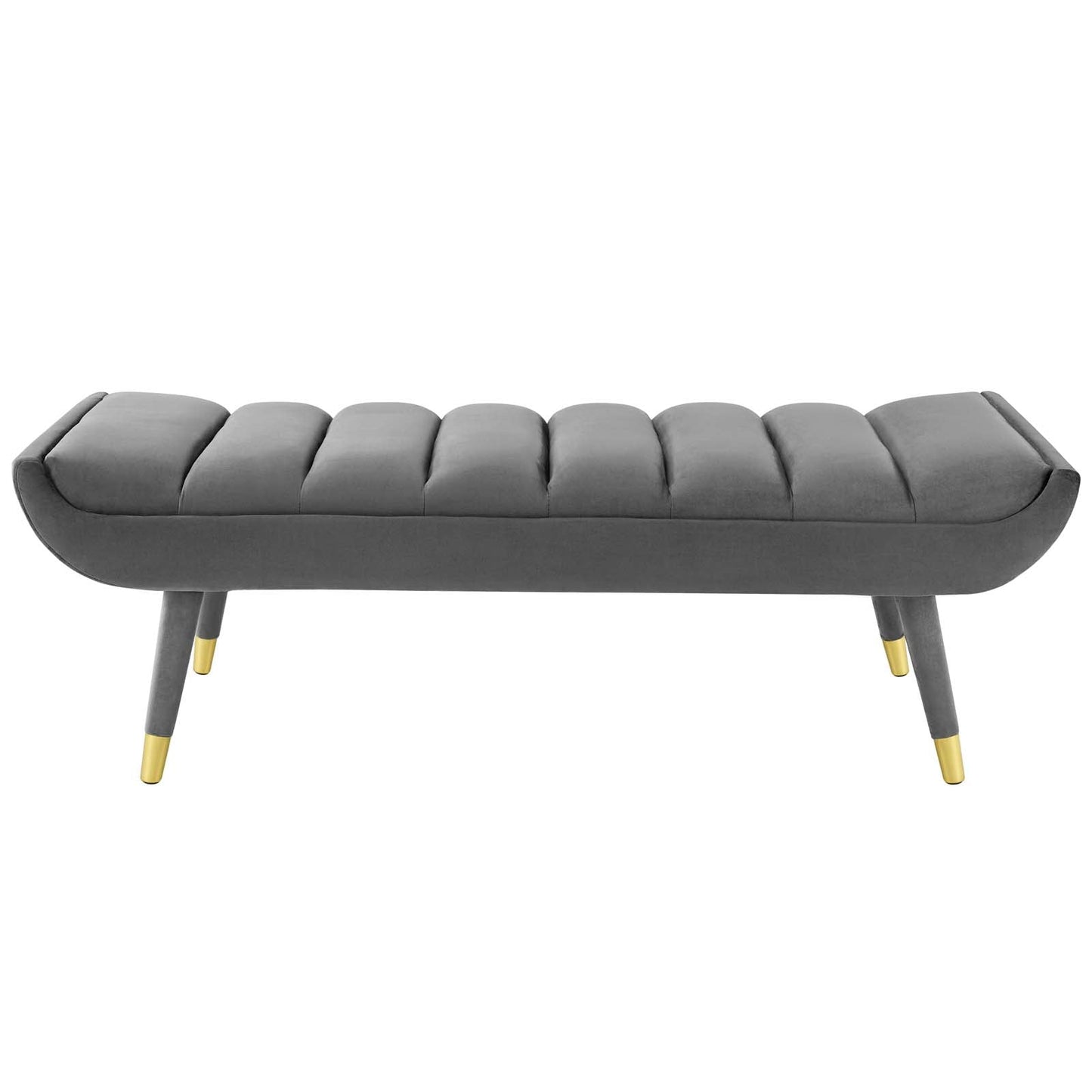 Modway Guess Channel Tufted Performance Velvet Accent Bench | Stools & Benches | 