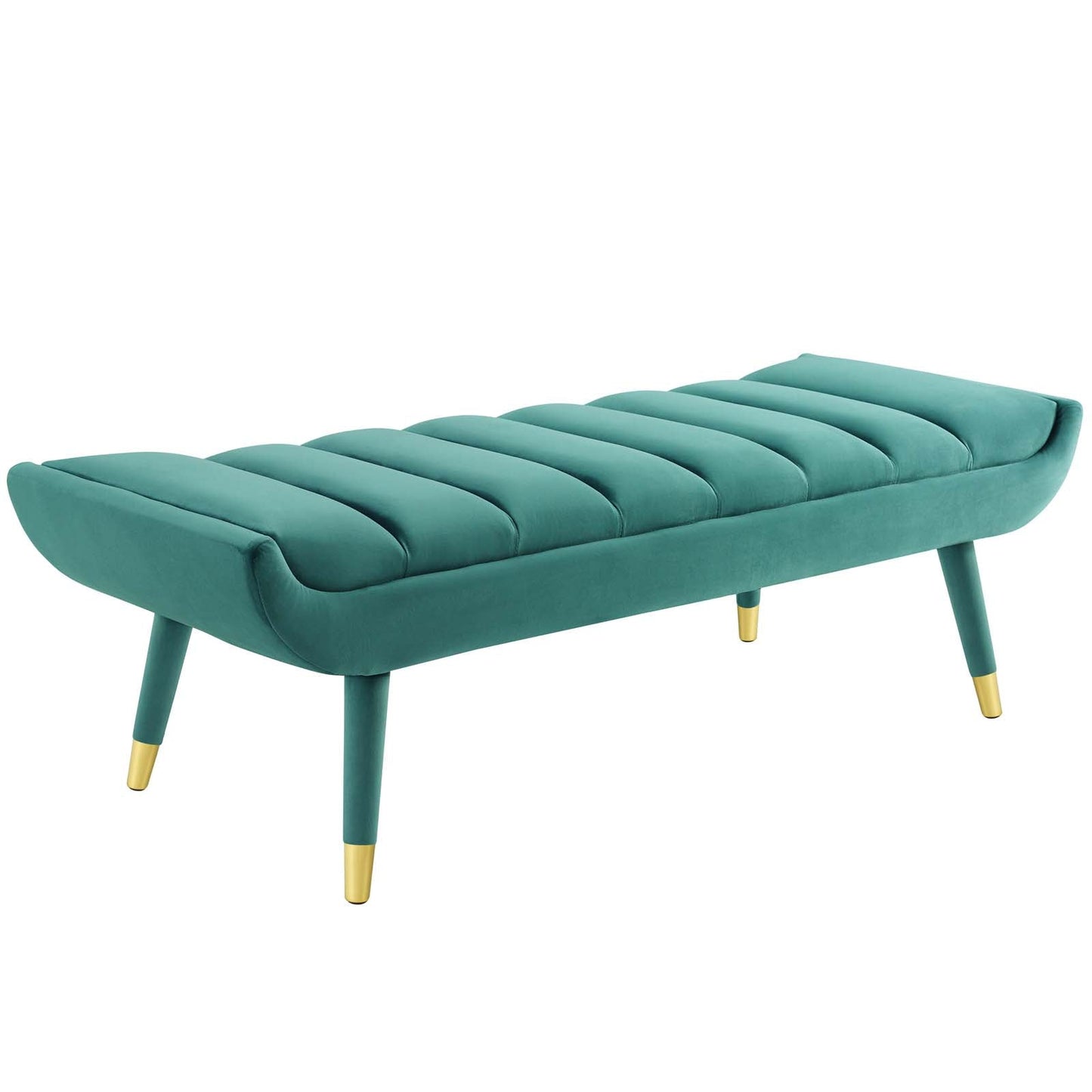 Modway Guess Channel Tufted Performance Velvet Accent Bench | Stools & Benches | 