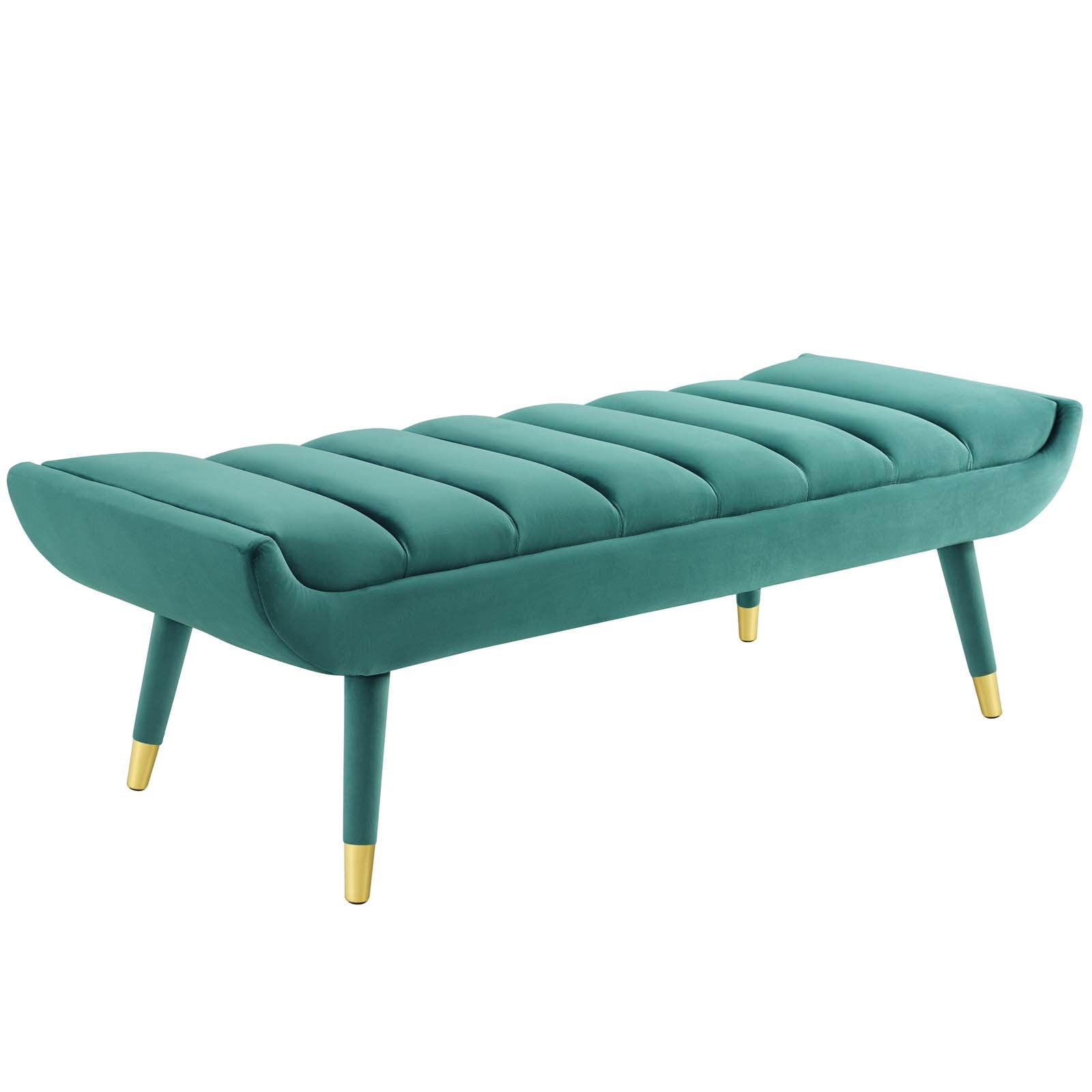 Modway Guess Channel Tufted Performance Velvet Accent Bench | Stools & Benches | 