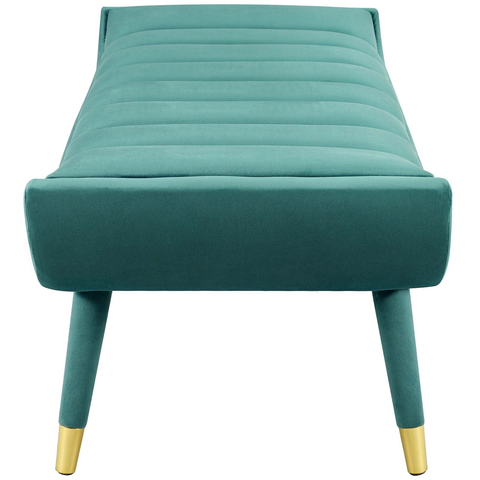 Modway Guess Channel Tufted Performance Velvet Accent Bench | Stools & Benches | 