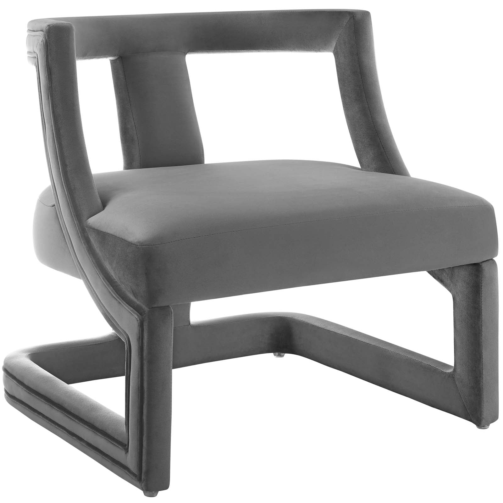Requisite Accent Lounge Performance Velvet Armchair By Modway - EEI-3485 | Armchairs | Modishstore - 2