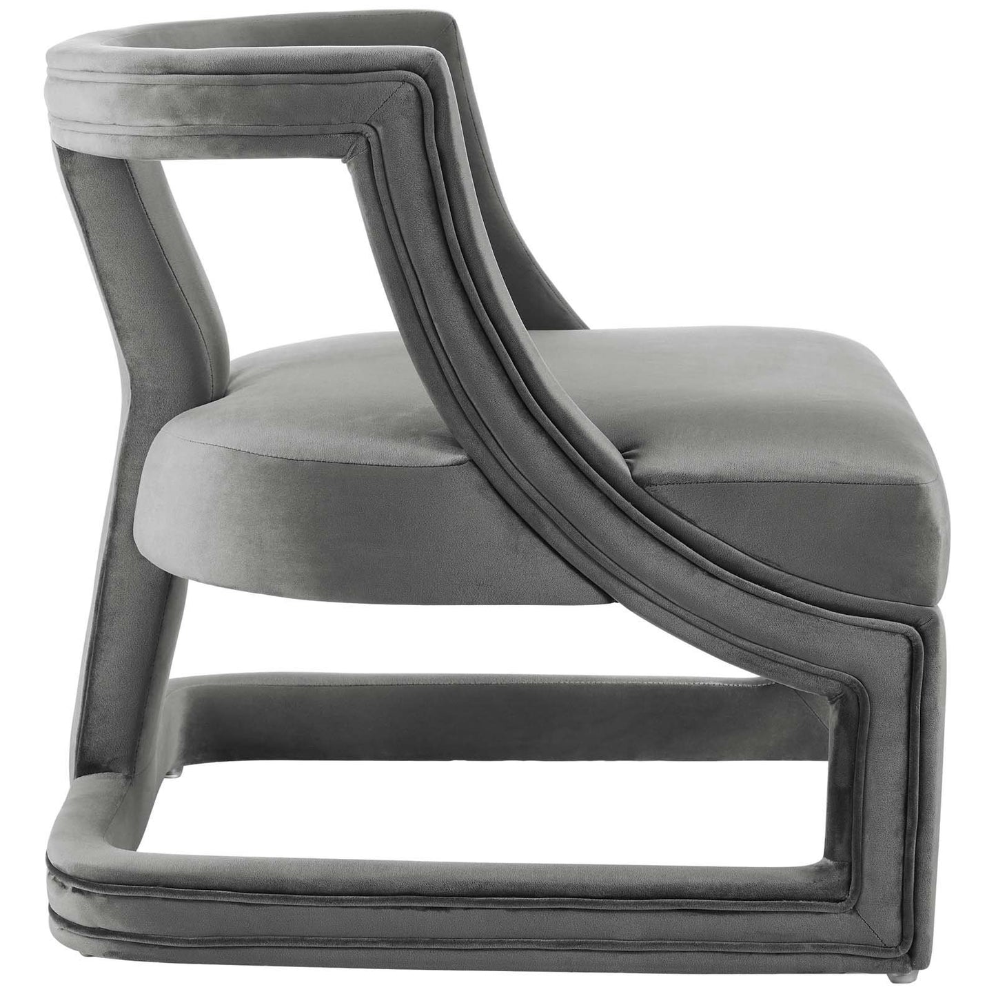 Modway Requisite Accent Lounge Performance Velvet Armchair