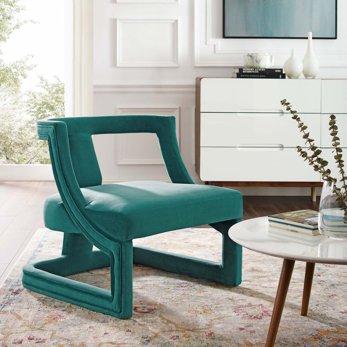 Modway Requisite Accent Lounge Performance Velvet Armchair