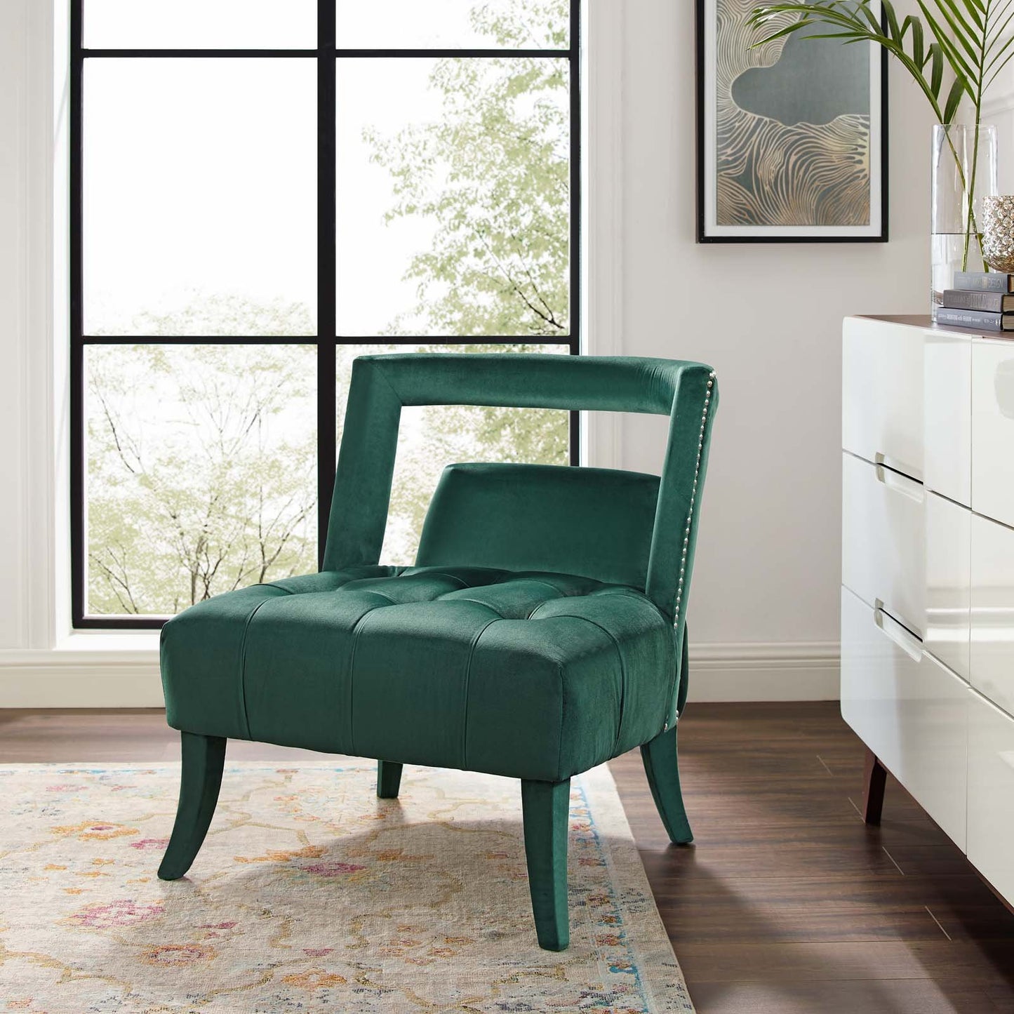 Modway Honor Accent Lounge Performance Velvet Armchair