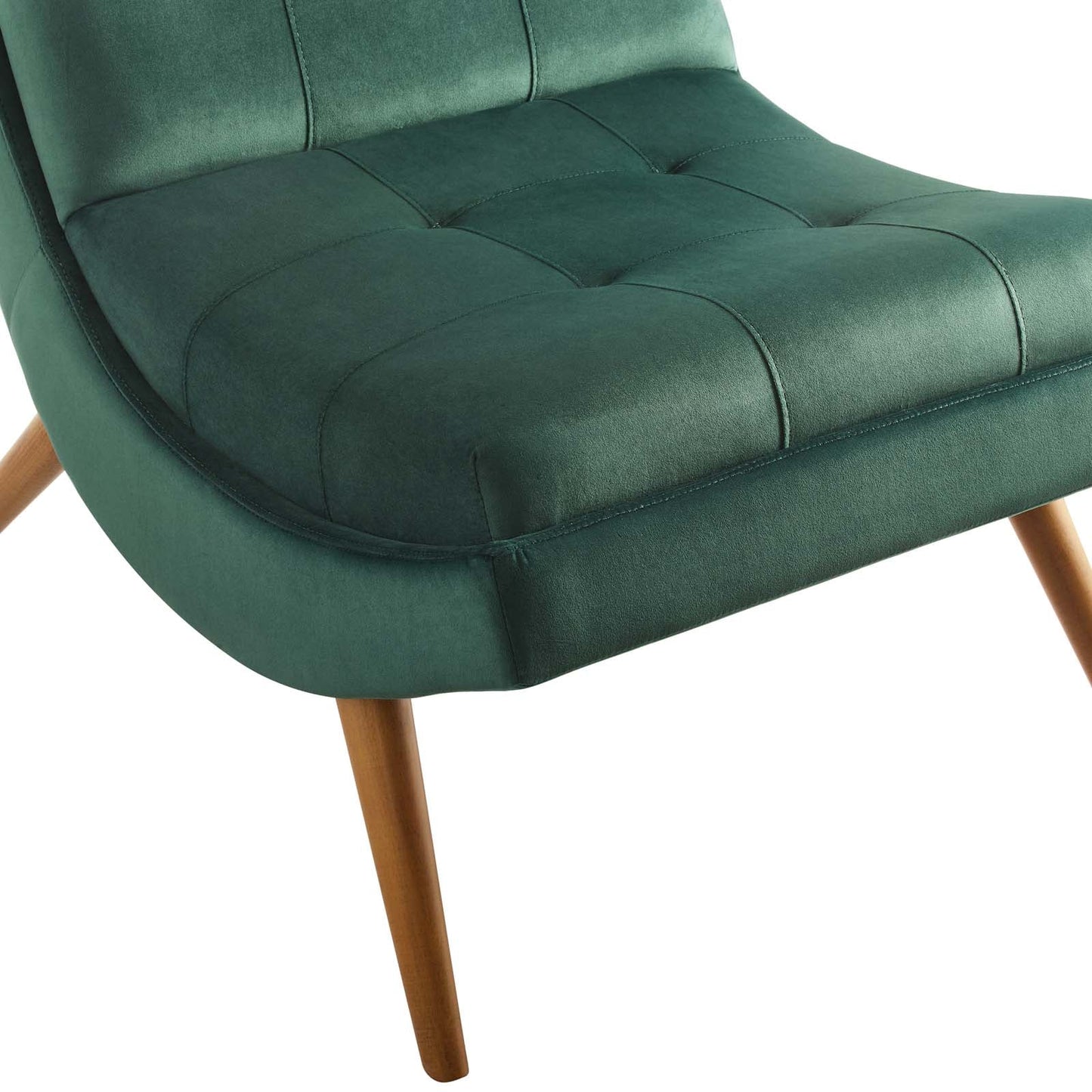 Modway Ramp Upholstered Performance Velvet Lounge Chair and Ottoman Set | Lounge Chairs | Modishstore-22