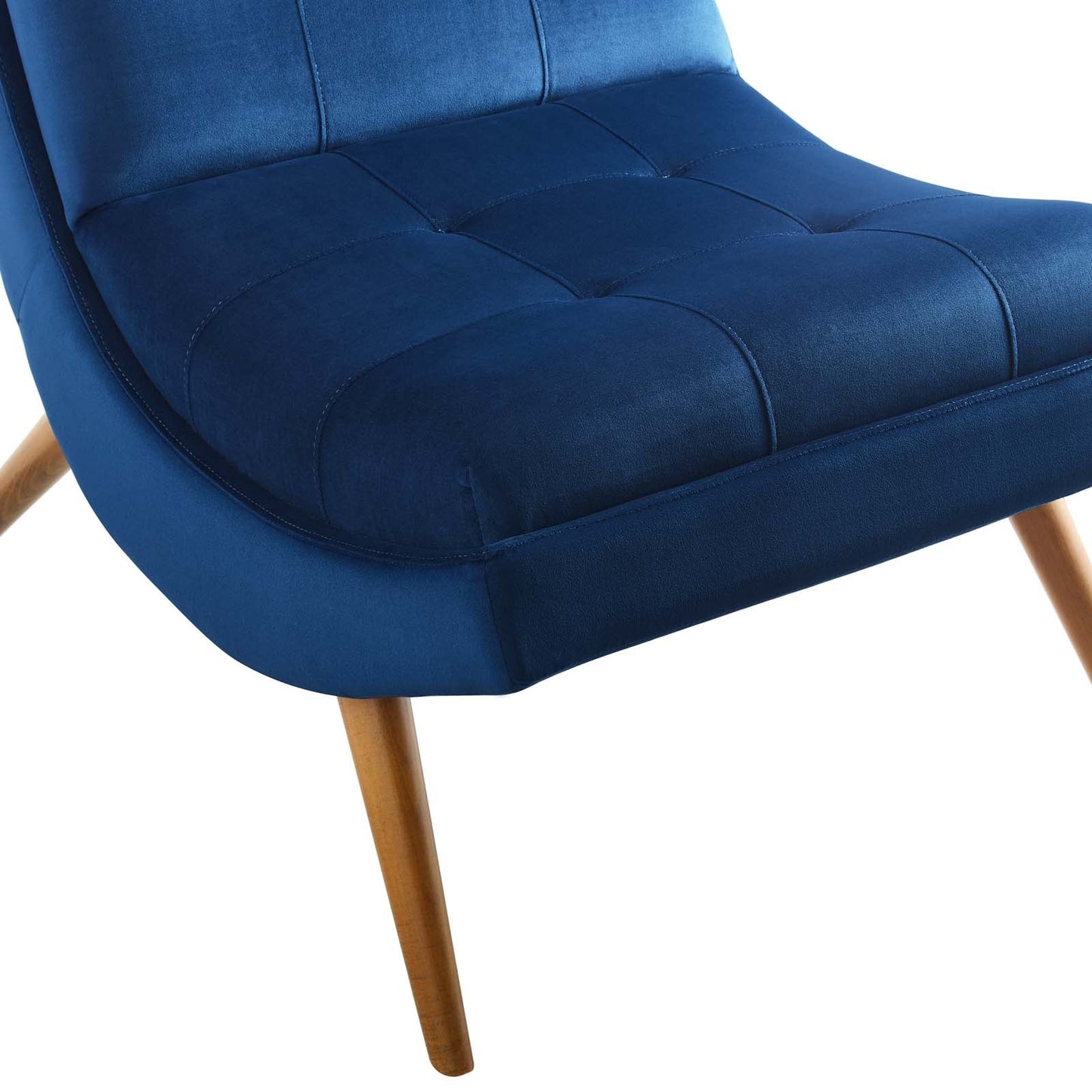 Modway Ramp Upholstered Performance Velvet Lounge Chair and Ottoman Set | Lounge Chairs | Modishstore-10
