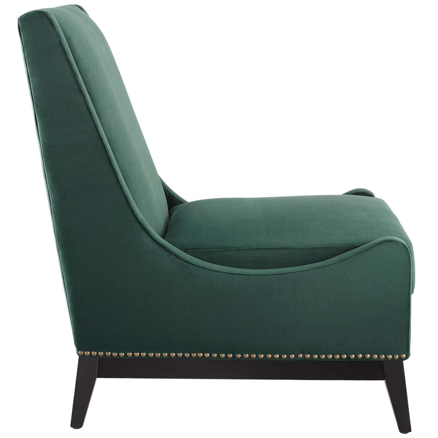 Modway Confident Accent Upholstered Performance Velvet Lounge Chair | Lounge Chairs | 