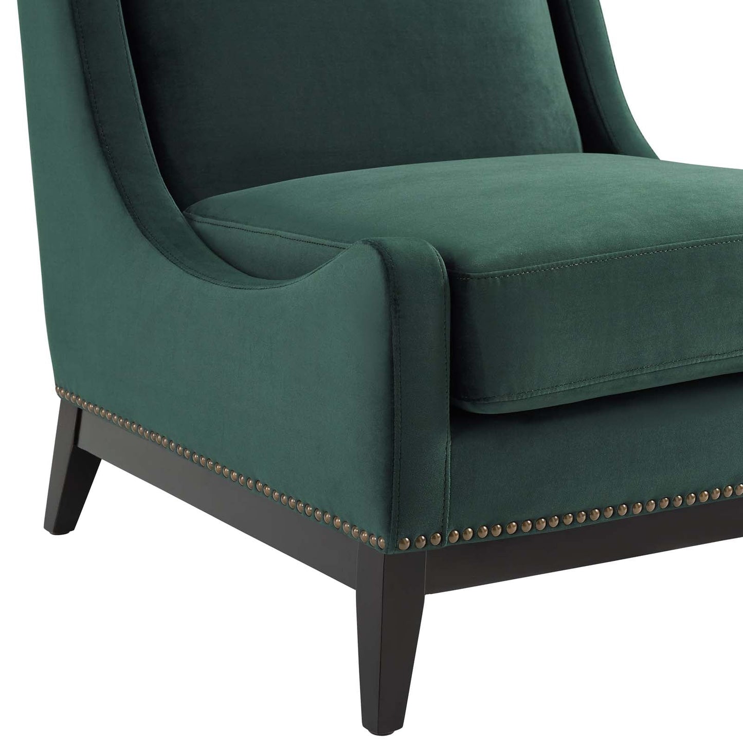 Modway Confident Accent Upholstered Performance Velvet Lounge Chair | Lounge Chairs | 