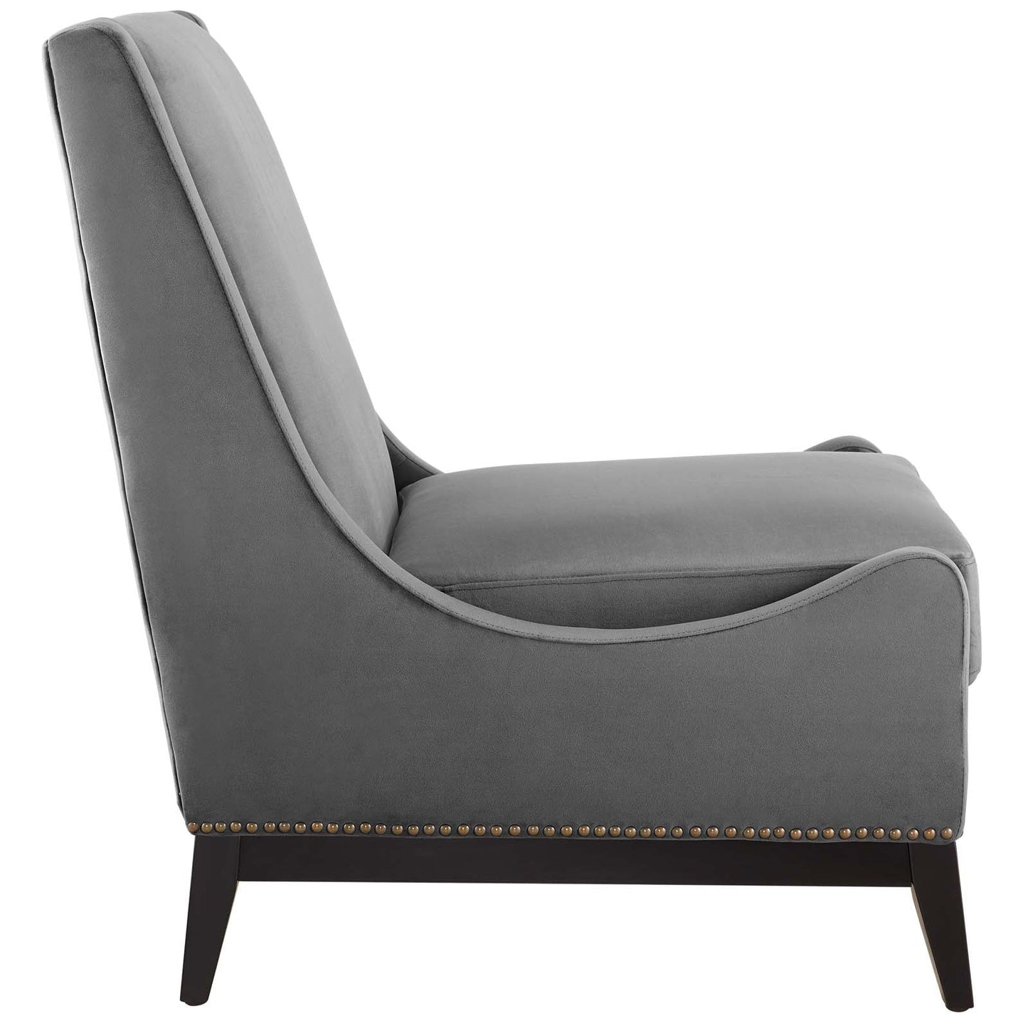 Modway Confident Accent Upholstered Performance Velvet Lounge Chair | Lounge Chairs | 