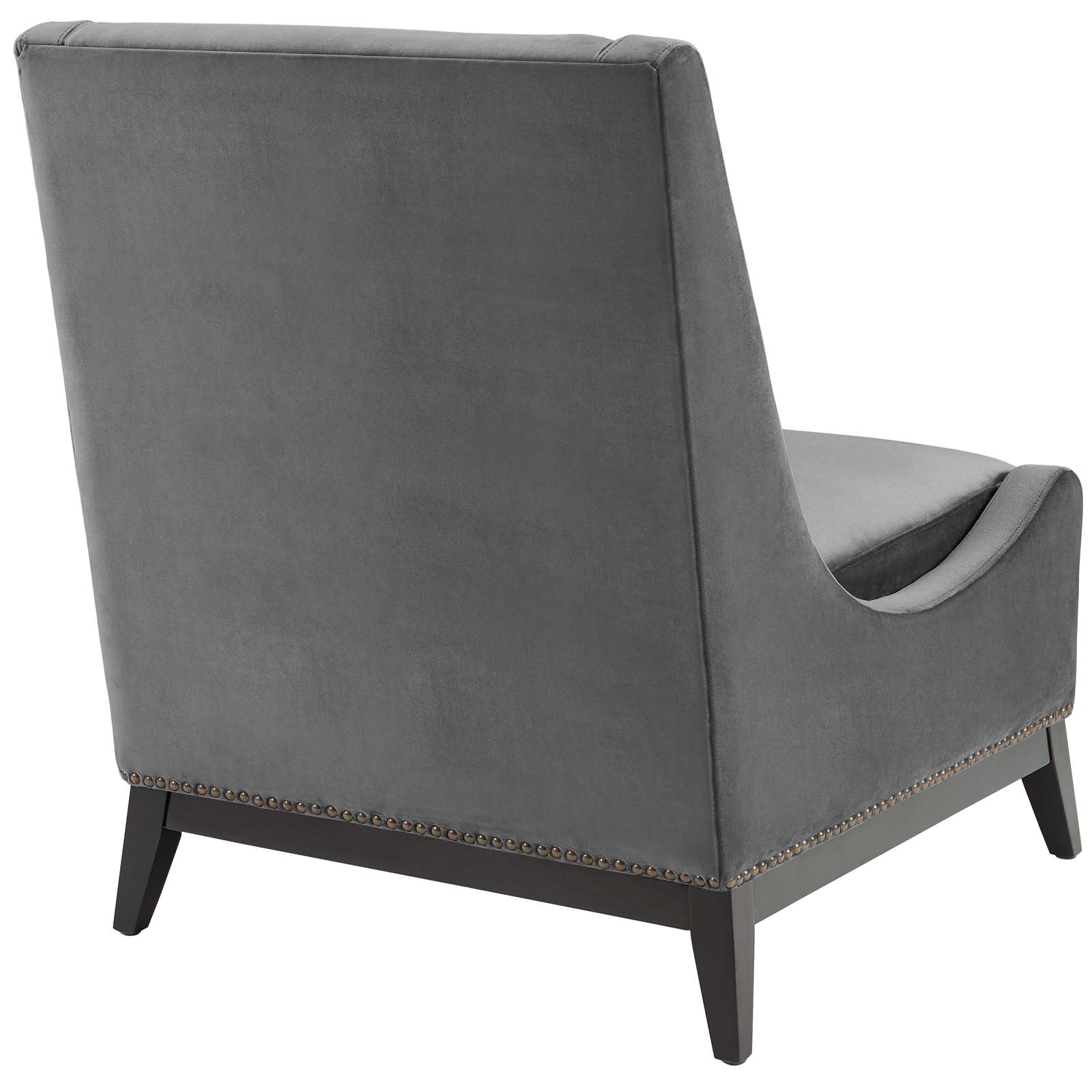 Modway Confident Accent Upholstered Performance Velvet Lounge Chair | Lounge Chairs | 