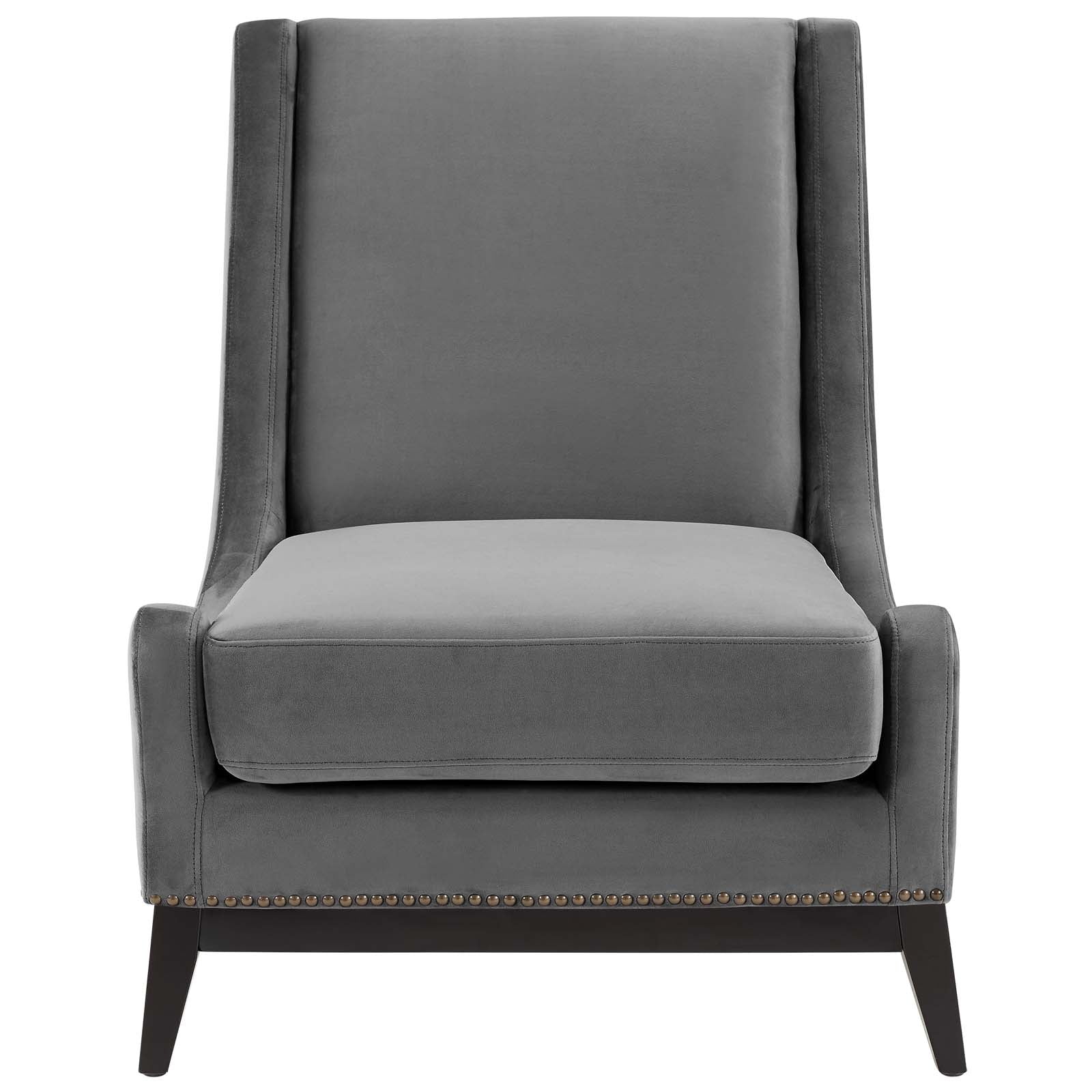 Modway Confident Accent Upholstered Performance Velvet Lounge Chair | Lounge Chairs | 