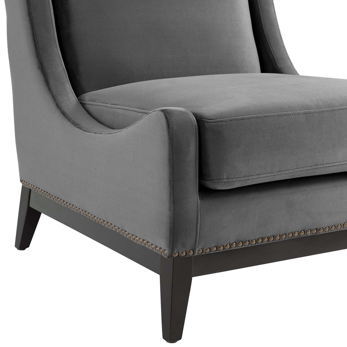 Modway Confident Accent Upholstered Performance Velvet Lounge Chair | Lounge Chairs | 