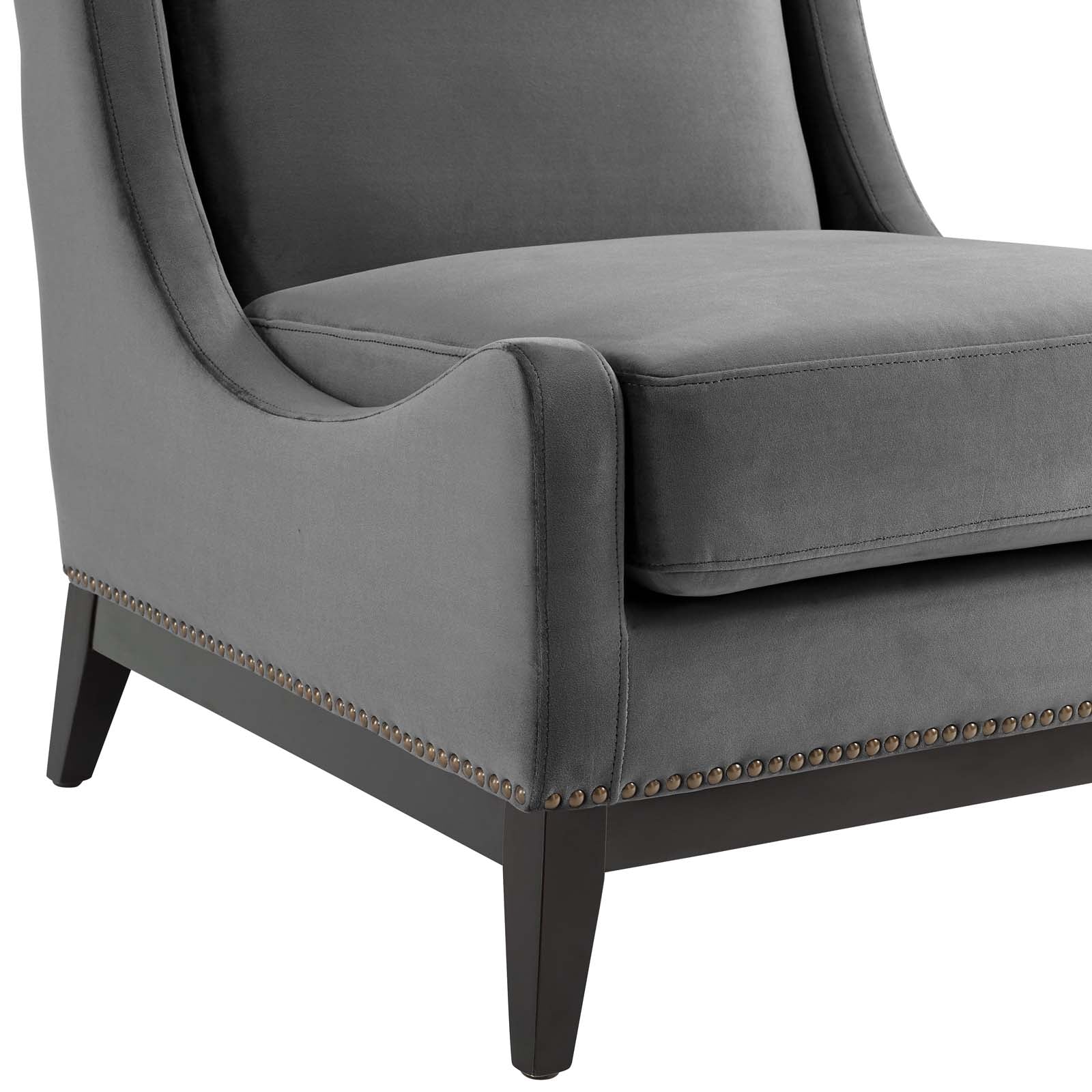 Modway Confident Accent Upholstered Performance Velvet Lounge Chair | Lounge Chairs | 
