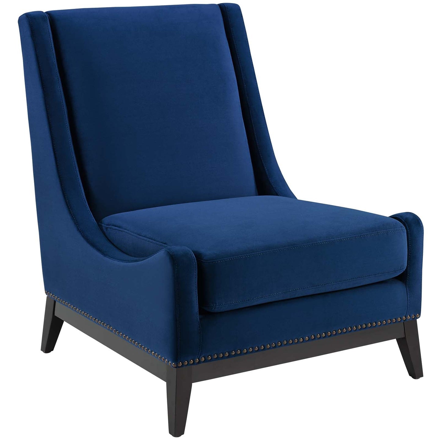 Modway Confident Accent Upholstered Performance Velvet Lounge Chair | Lounge Chairs | 