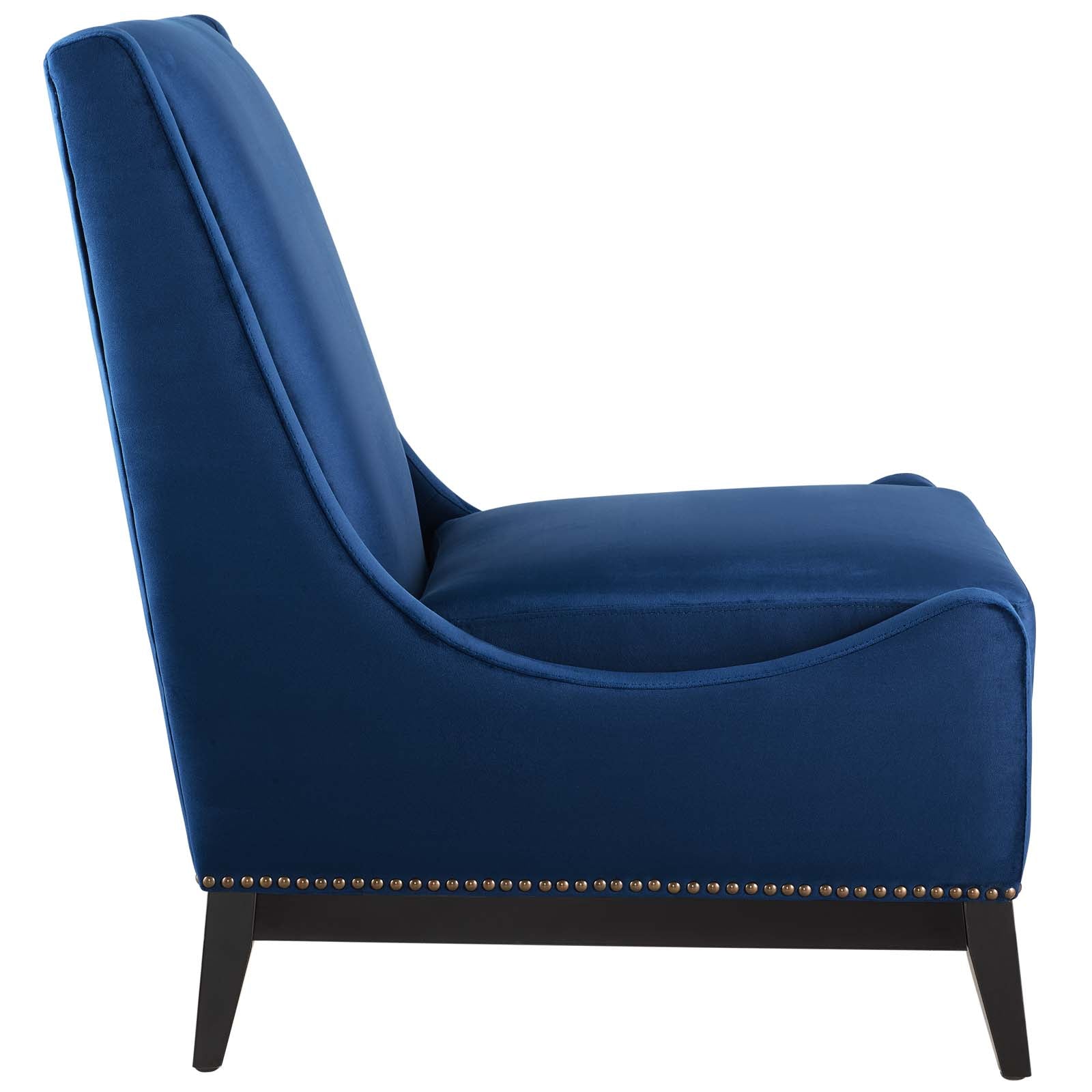 Modway Confident Accent Upholstered Performance Velvet Lounge Chair | Lounge Chairs | 