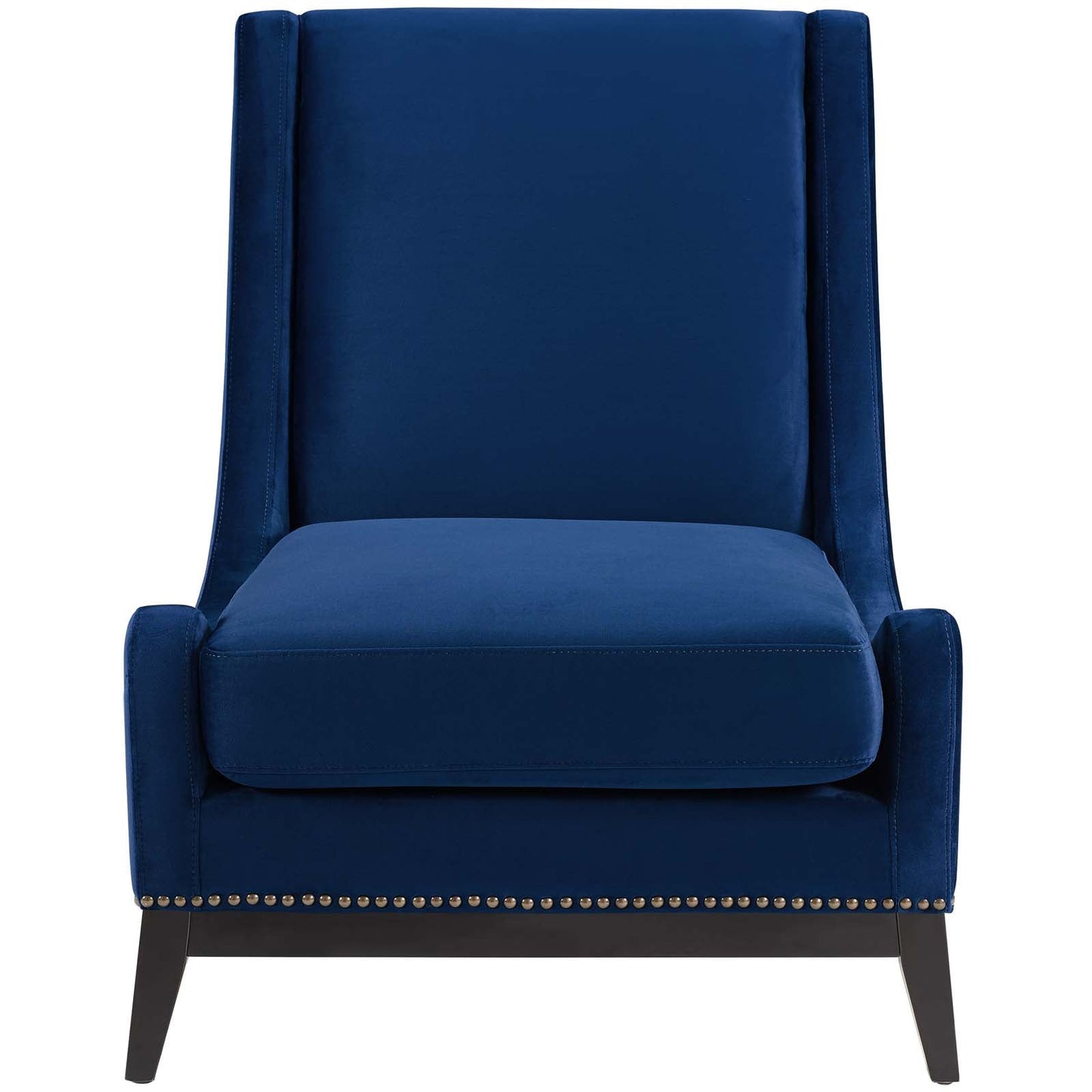 Modway Confident Accent Upholstered Performance Velvet Lounge Chair | Lounge Chairs | 