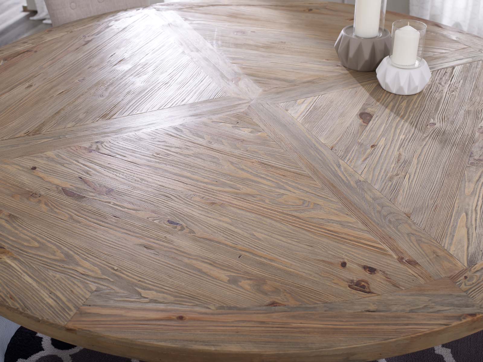 Modway Stitch 71" Round Pine Wood Dining Table | Dining Tables | Modishstore-5