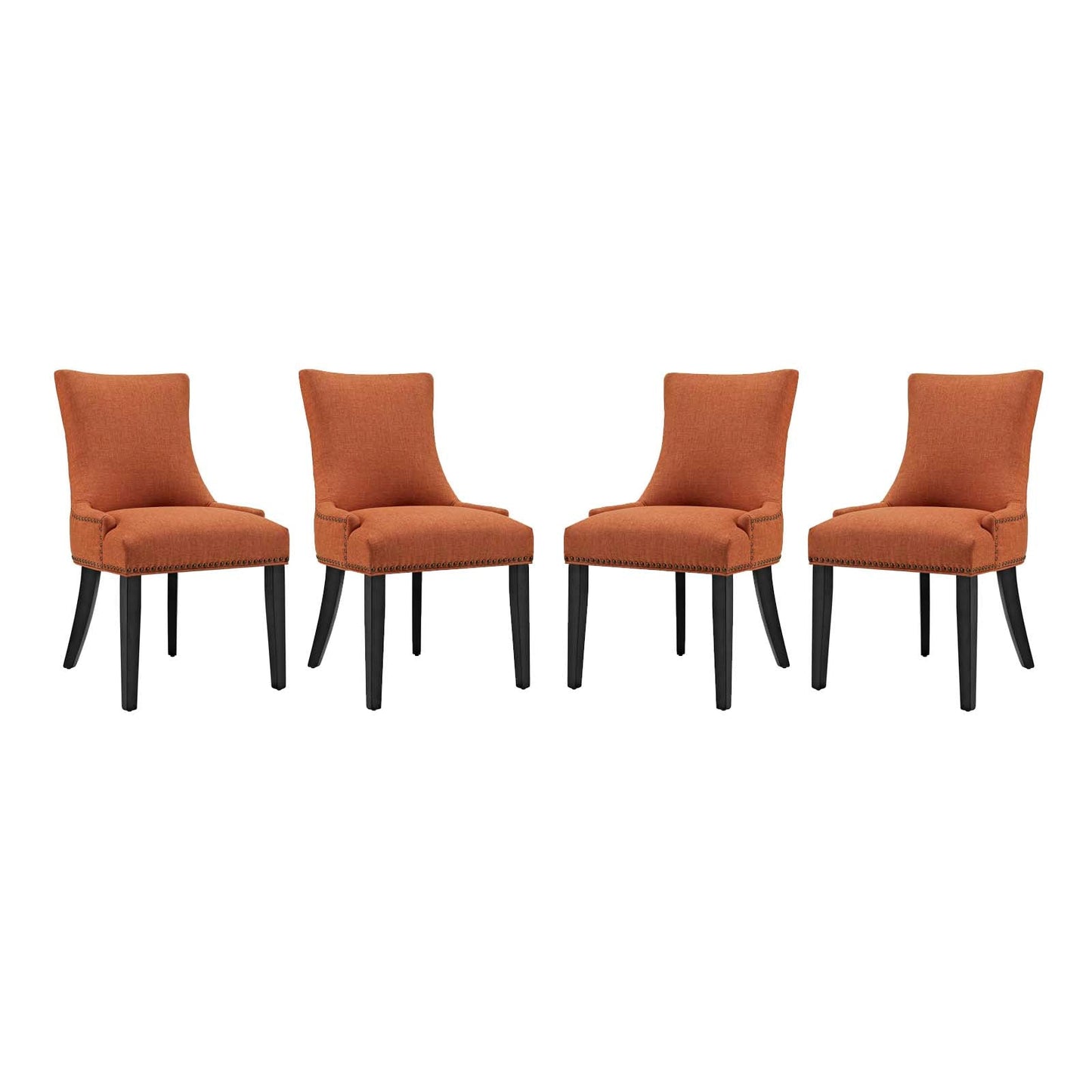 Modway Marquis Dining Chair Fabric Set of 4 | Dining Chairs | Modishstore-19