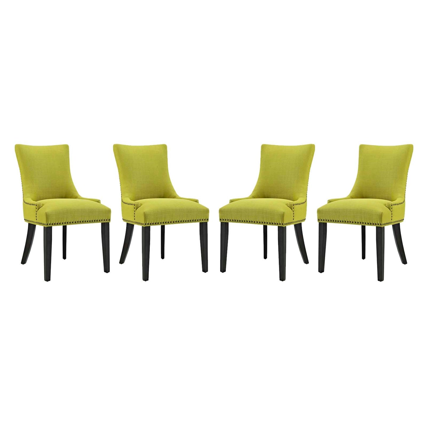 Modway Marquis Dining Chair Fabric Set of 4 | Dining Chairs | Modishstore-23