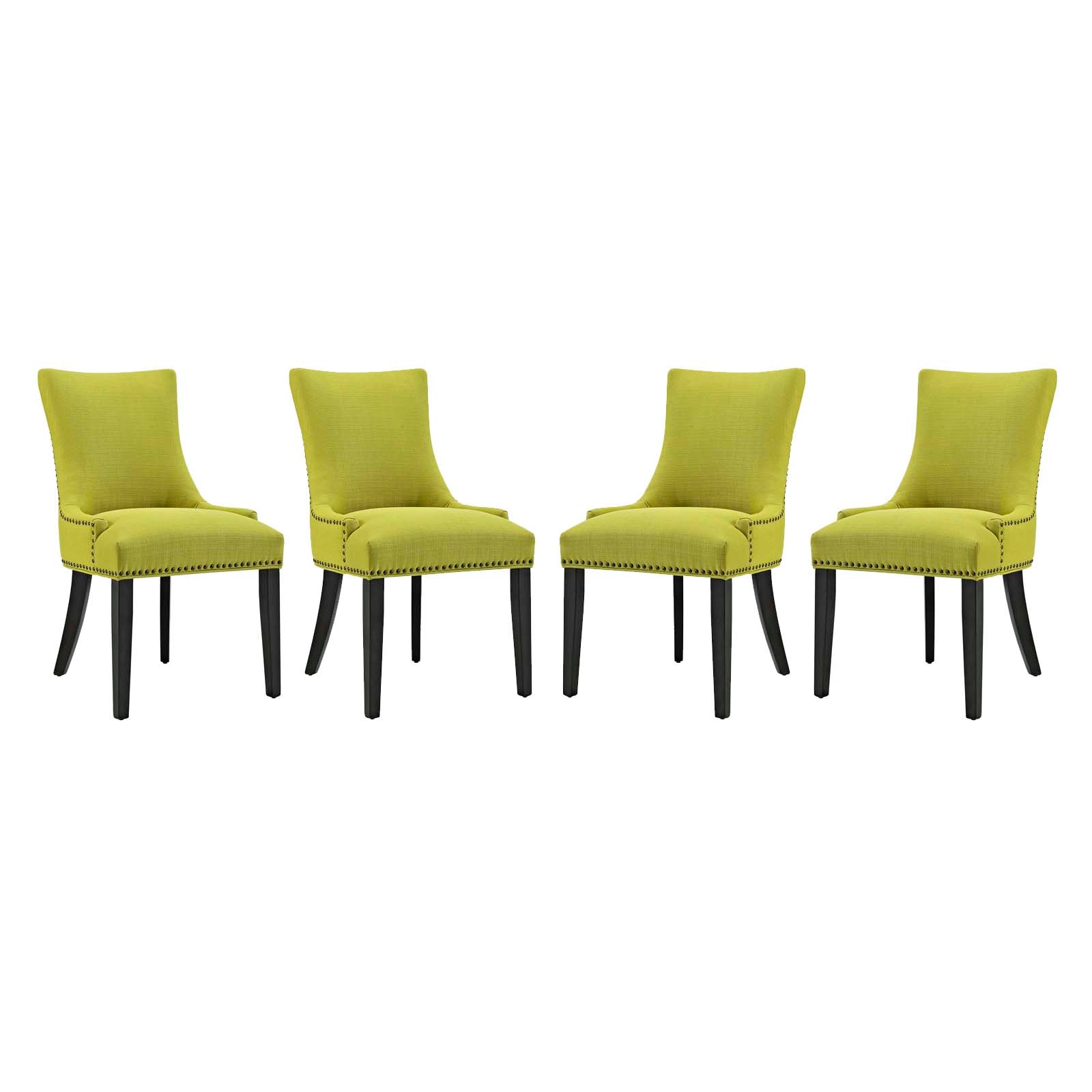Modway Marquis Dining Chair Fabric Set of 4 | Dining Chairs | Modishstore-23
